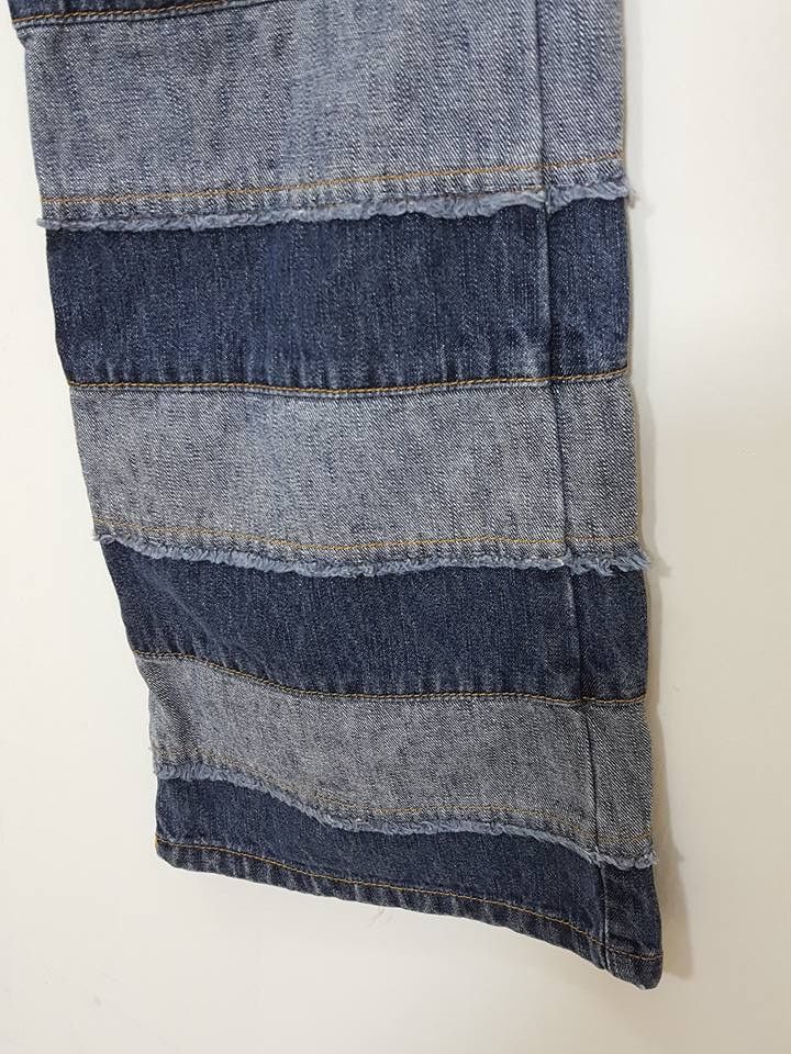 Designer × Japanese Brand Two Tone Artwork Drop Crotch Pants not Hysteric Glamour Size US 26 / EU 42 - 13 Thumbnail