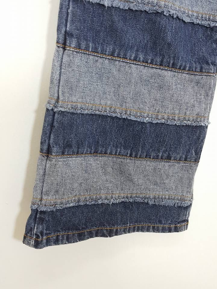 Designer × Japanese Brand Two Tone Artwork Drop Crotch Pants not Hysteric Glamour Size US 26 / EU 42 - 12 Thumbnail