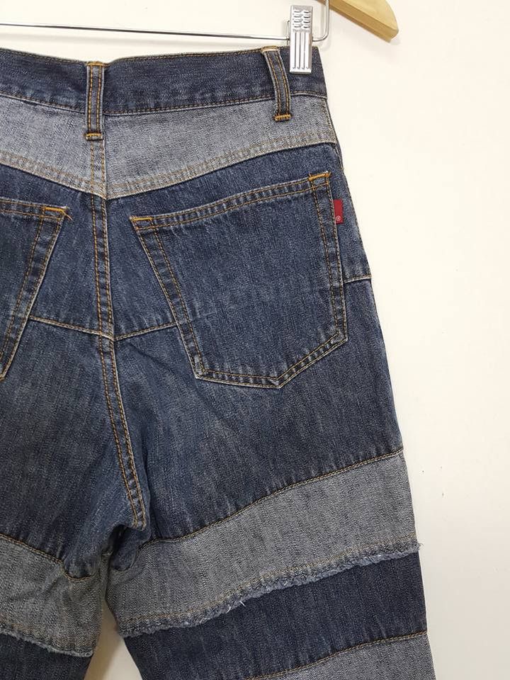 Designer × Japanese Brand Two Tone Artwork Drop Crotch Pants not Hysteric Glamour Size US 26 / EU 42 - 7 Thumbnail