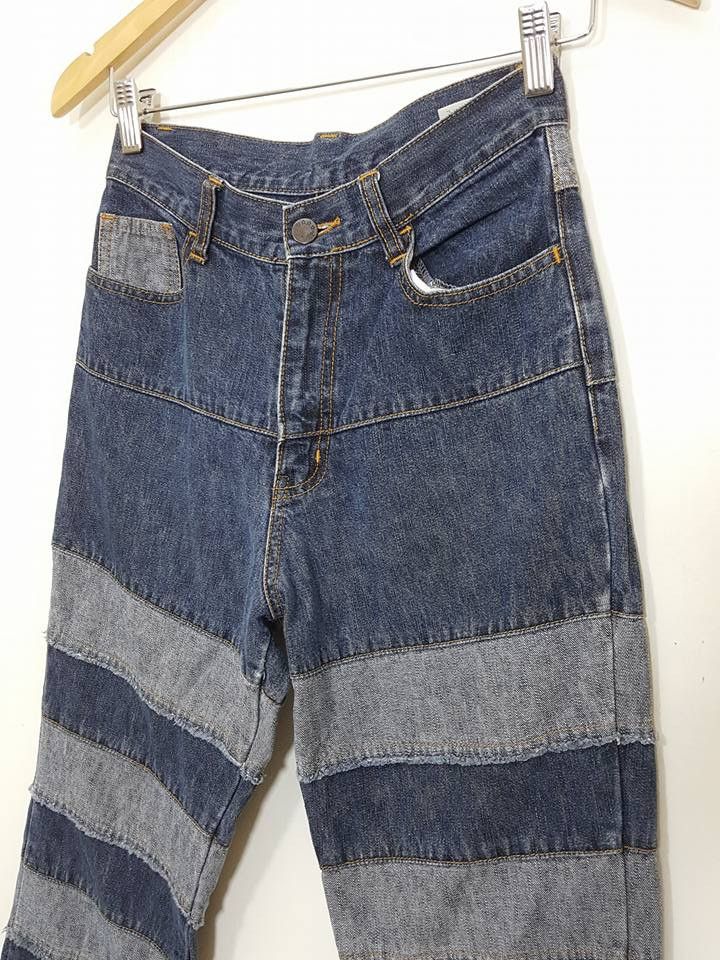 Designer × Japanese Brand Two Tone Artwork Drop Crotch Pants not Hysteric Glamour Size US 26 / EU 42 - 5 Thumbnail
