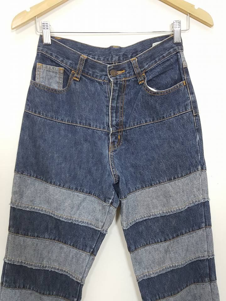 Designer × Japanese Brand Two Tone Artwork Drop Crotch Pants not Hysteric Glamour Size US 26 / EU 42 - 4 Thumbnail