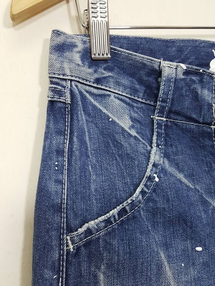 Eternal ETERNAL BITCHU KURASHIKI Dispersed Scatter Paint Denim Size US 32 / EU 48 - 13 Thumbnail