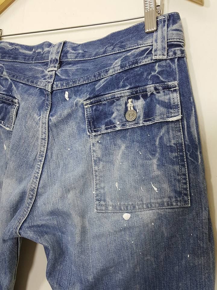 Eternal ETERNAL BITCHU KURASHIKI Dispersed Scatter Paint Denim Size US 32 / EU 48 - 11 Thumbnail
