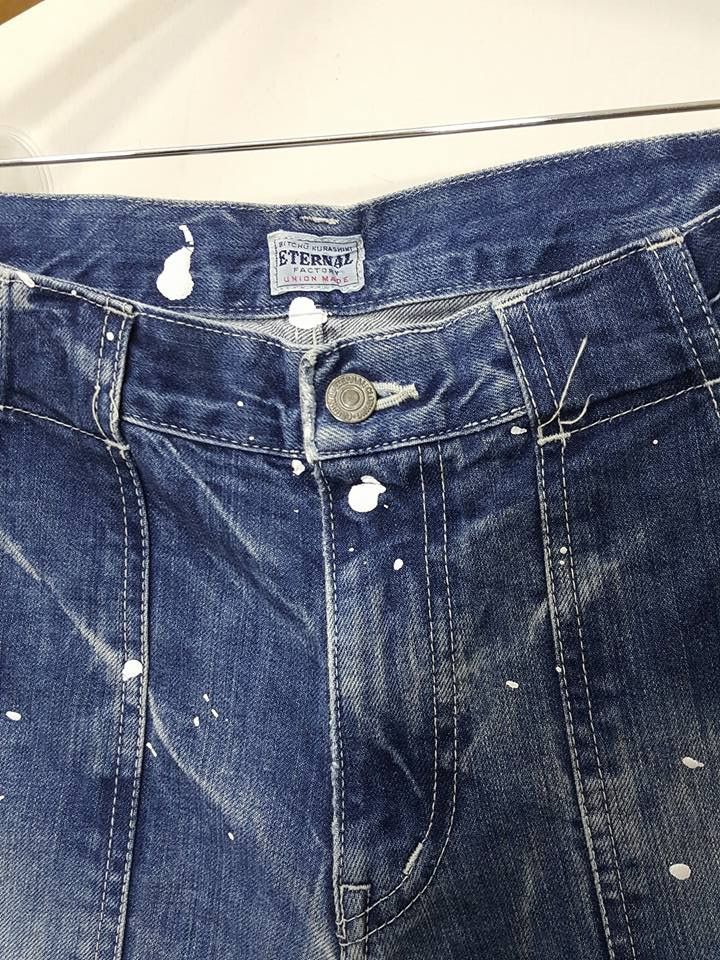 Eternal ETERNAL BITCHU KURASHIKI Dispersed Scatter Paint Denim Size US 32 / EU 48 - 17 Thumbnail