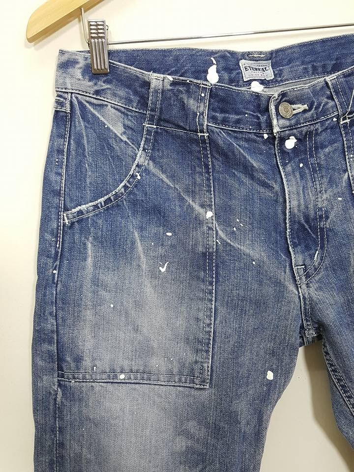Eternal ETERNAL BITCHU KURASHIKI Dispersed Scatter Paint Denim Size US 32 / EU 48 - 18 Thumbnail