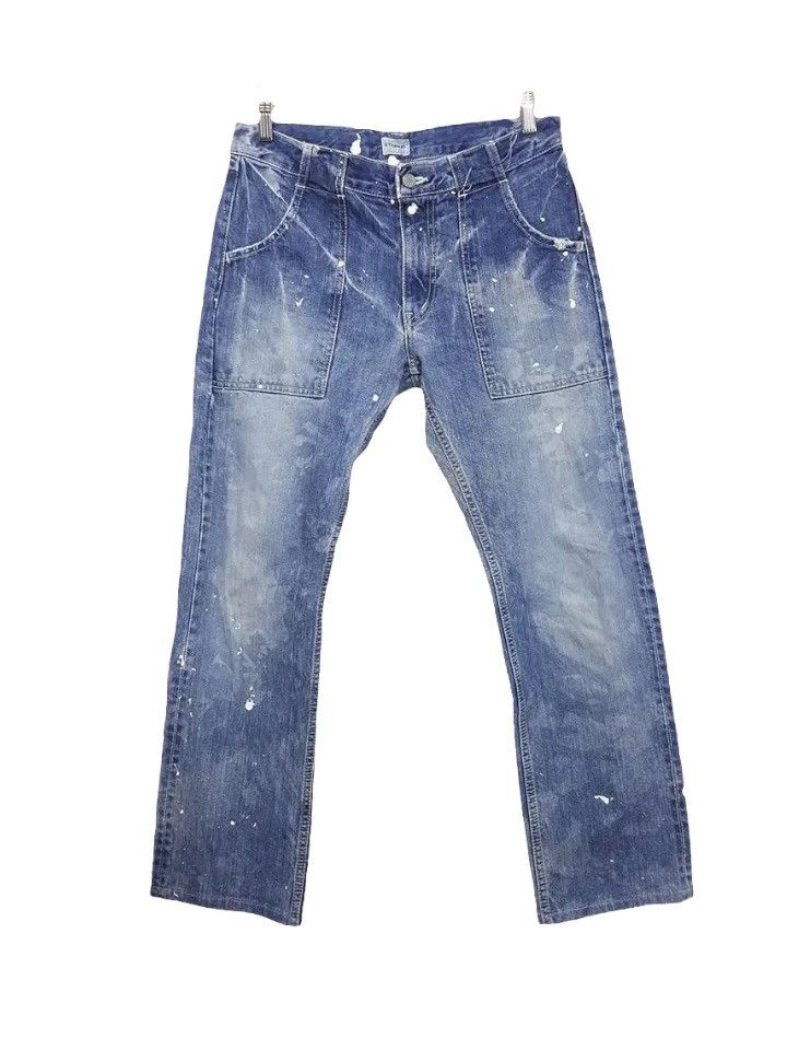Eternal ETERNAL BITCHU KURASHIKI Dispersed Scatter Paint Denim Size US 32 / EU 48 - 1 Thumbnail