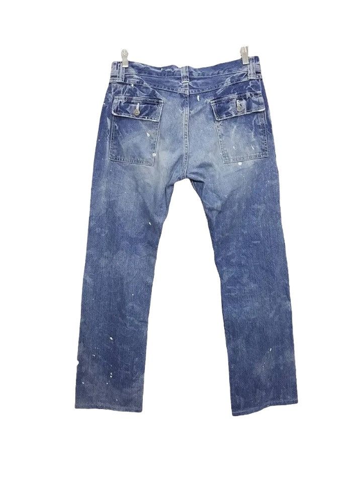 Eternal ETERNAL BITCHU KURASHIKI Dispersed Scatter Paint Denim Size US 32 / EU 48 - 2 Thumbnail
