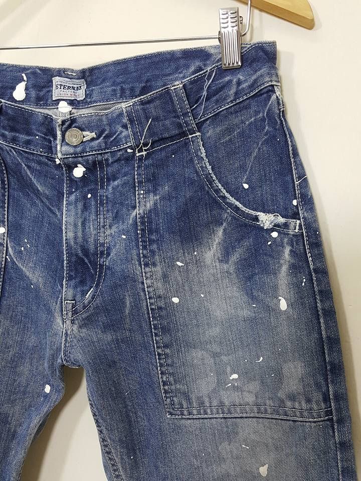 Eternal ETERNAL BITCHU KURASHIKI Dispersed Scatter Paint Denim Size US 32 / EU 48 - 19 Thumbnail