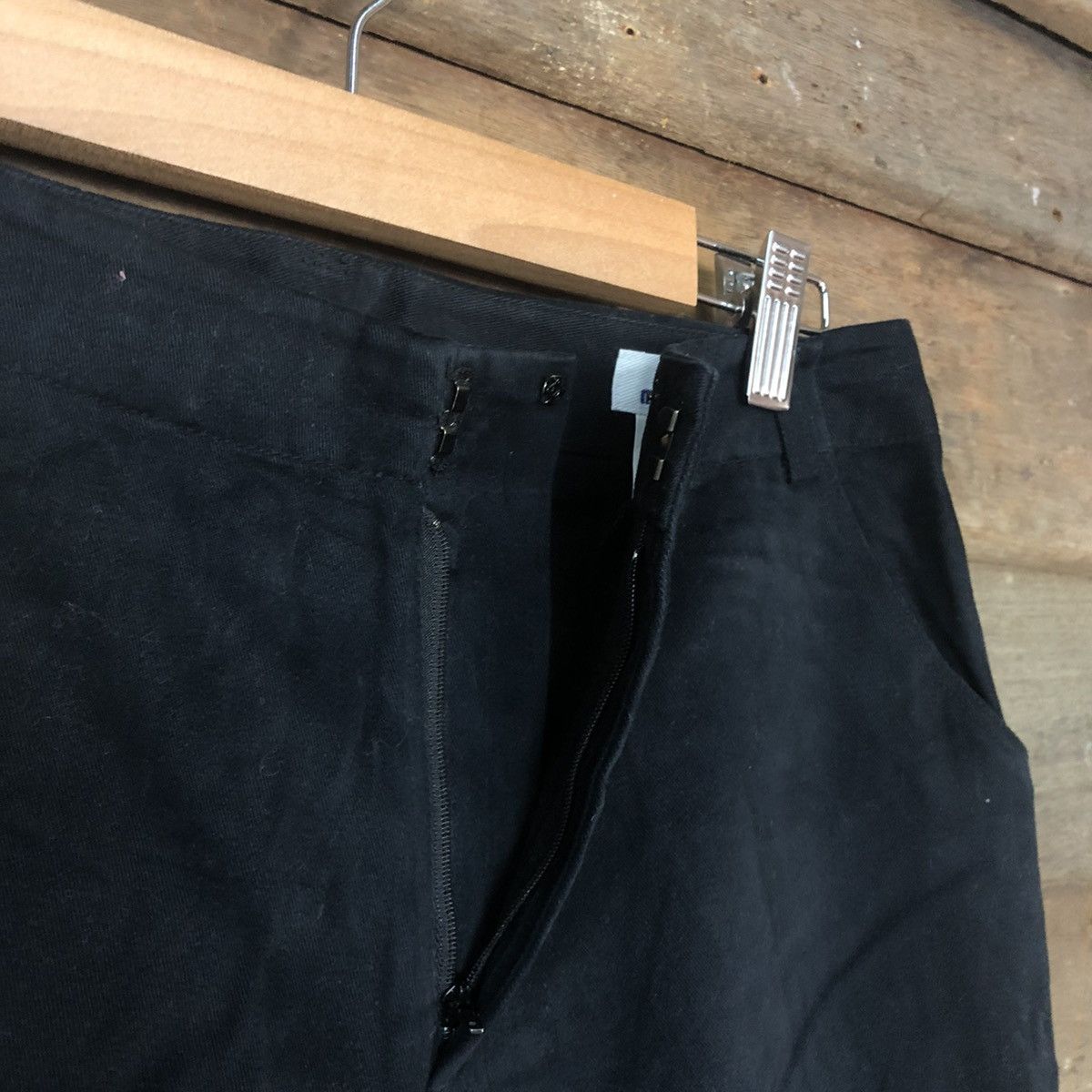 Japanese Brand Maric Claire Dark Blue Multipocket cropped Cargo Pants #3364 Size US 27 - 7 Thumbnail