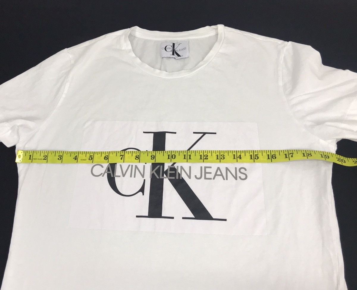 Calvin Klein CK Calvin Klein Big Box Logo White Tee Men’s Medium Size M / US 6-8 / IT 42-44 - 9 Thumbnail