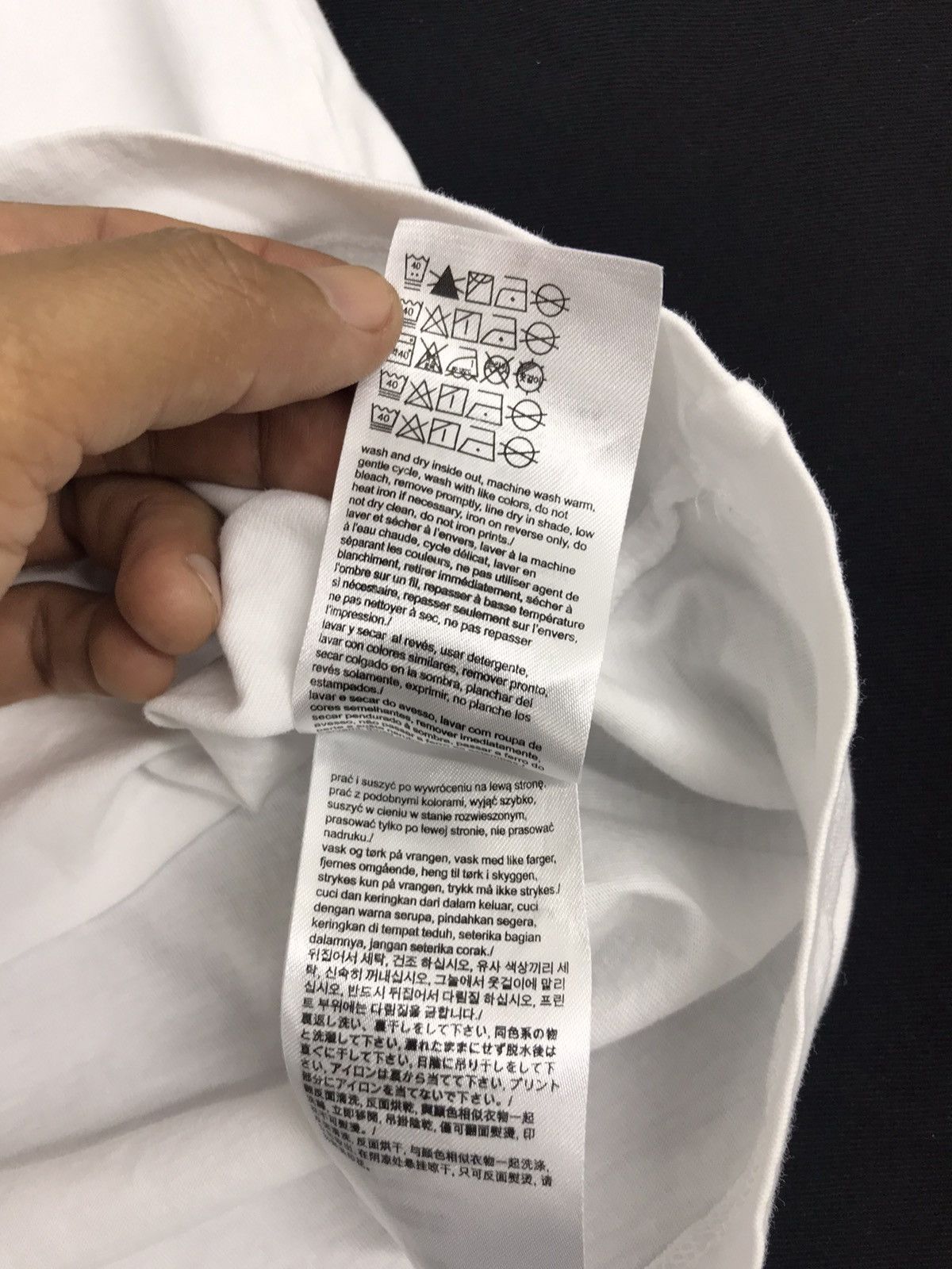Calvin Klein CK Calvin Klein Big Box Logo White Tee Men’s Medium Size M / US 6-8 / IT 42-44 - 6 Thumbnail