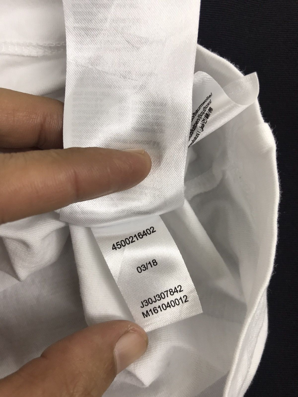 Calvin Klein CK Calvin Klein Big Box Logo White Tee Men’s Medium Size M / US 6-8 / IT 42-44 - 5 Thumbnail