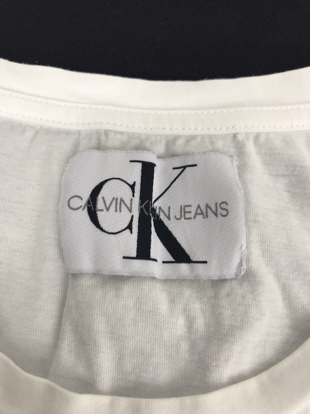 Calvin Klein CK Calvin Klein Big Box Logo White Tee Men’s Medium Size M / US 6-8 / IT 42-44 - 4 Thumbnail