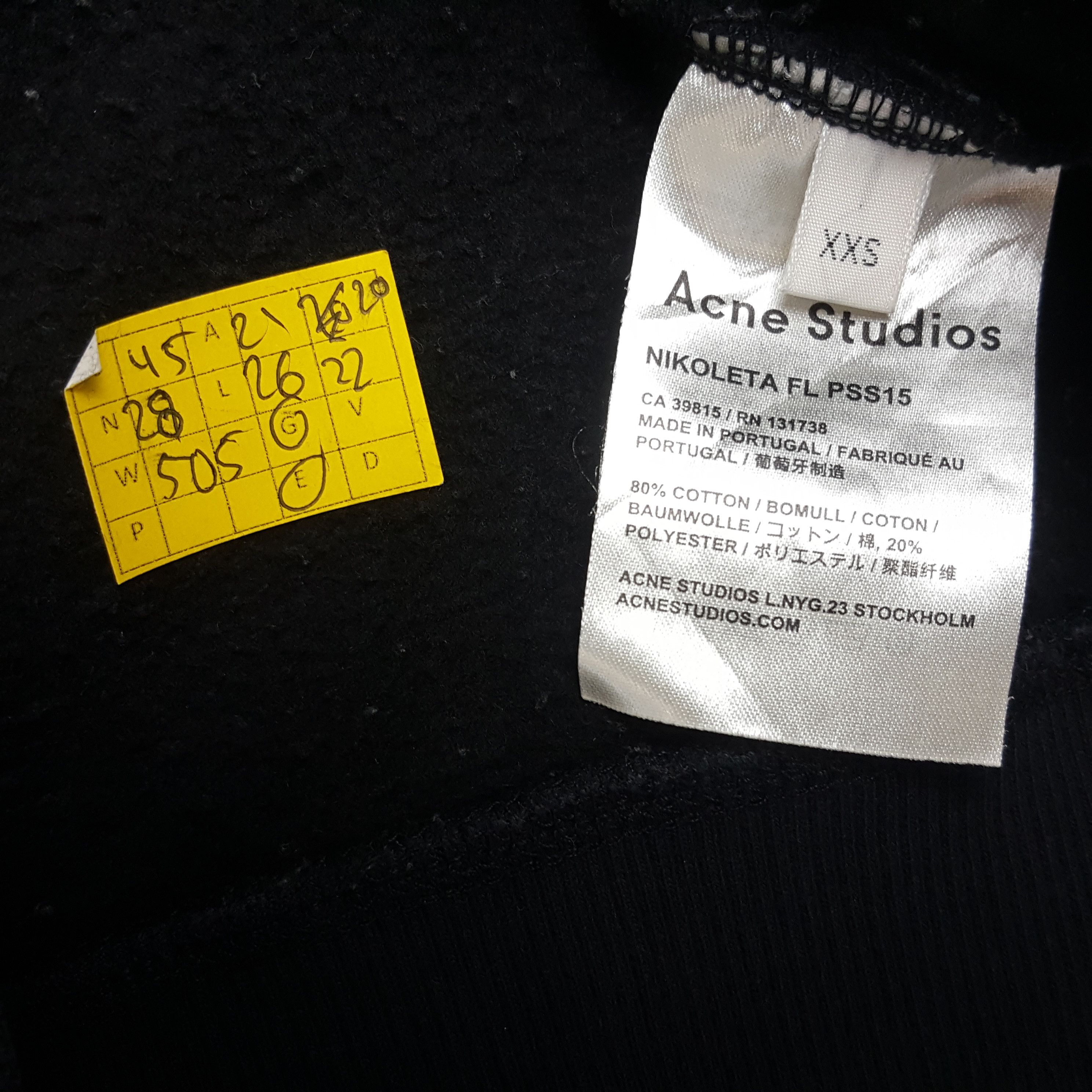 Acne Studios × Vintage Vintage ACNE STUDIOS Italian Brand Sweatshirt Size US M / EU 48-50 / 2 - 6 Thumbnail