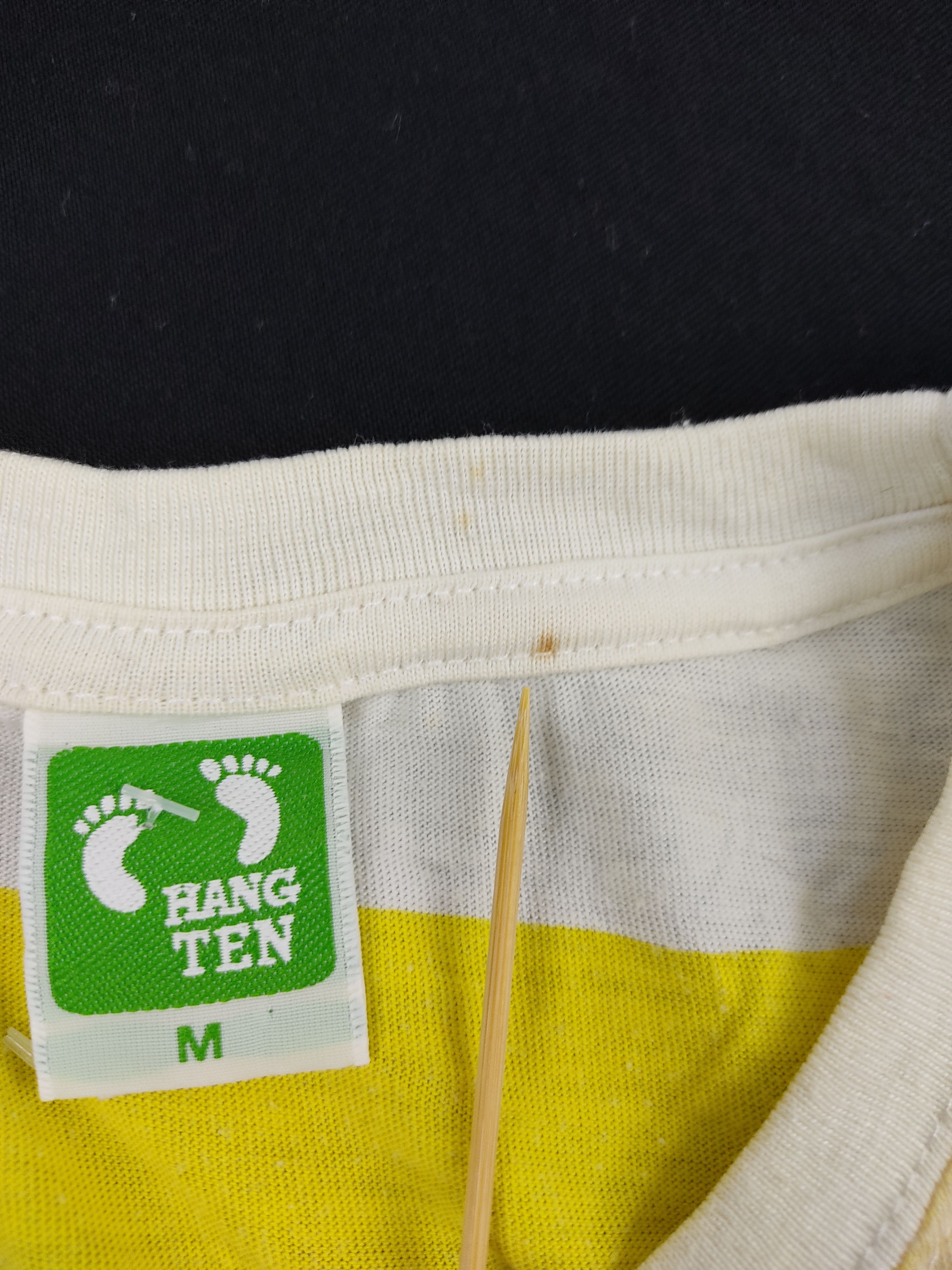 Hang Ten Hang Ten Surf Colorful Striped Tee Spell Out Size M / US 6-8 / IT 42-44 - 8 Thumbnail
