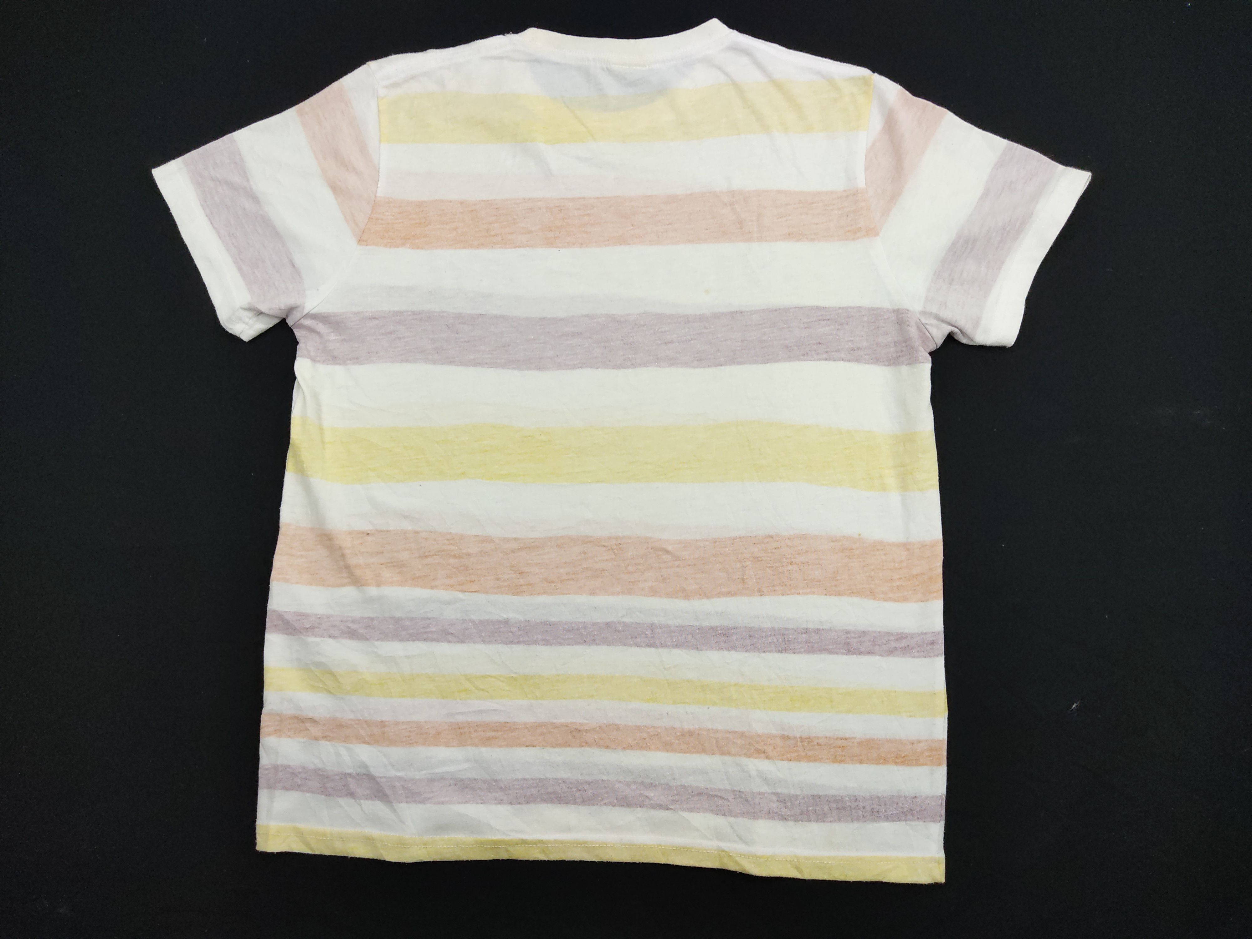 Hang Ten Hang Ten Surf Colorful Striped Tee Spell Out Size M / US 6-8 / IT 42-44 - 2 Thumbnail