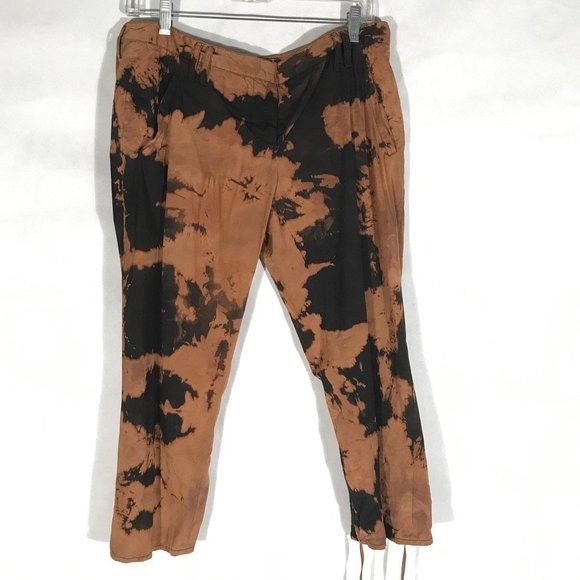 Prada PRADA Capris Tie Dye Size 8 grunge Pants 44 EU Pants Black A Size 30" / US 8 / IT 44 - 4 Thumbnail