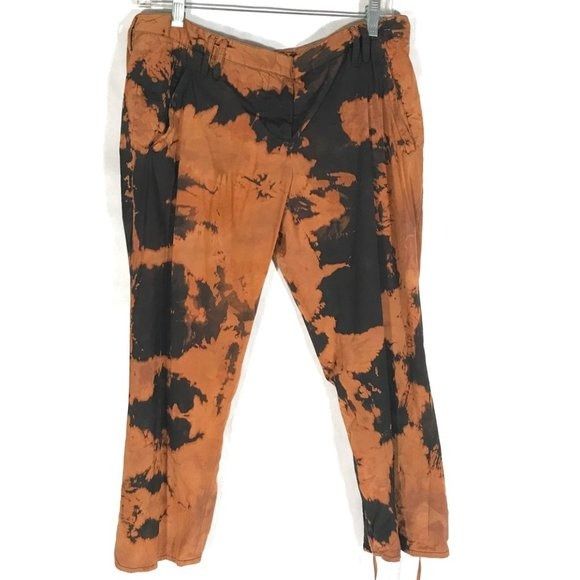 Prada PRADA Capris Tie Dye Size 8 grunge Pants 44 EU Pants Black A Size 30" / US 8 / IT 44 - 1 Thumbnail