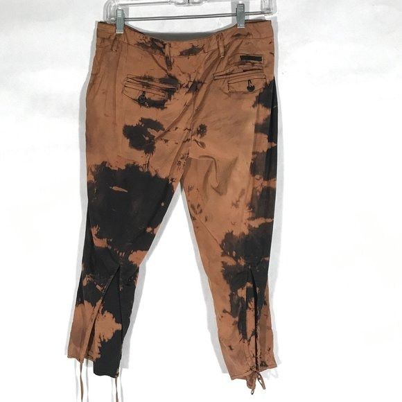 Prada PRADA Capris Tie Dye Size 8 grunge Pants 44 EU Pants Black A Size 30" / US 8 / IT 44 - 3 Thumbnail