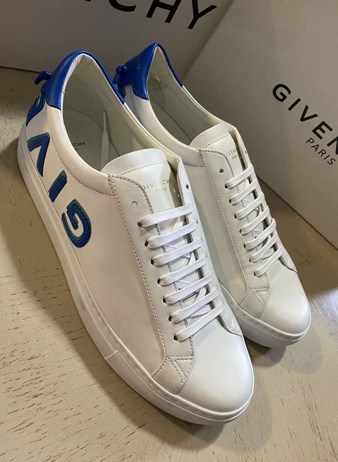 Givenchy Shoes in White/Blue Grailed