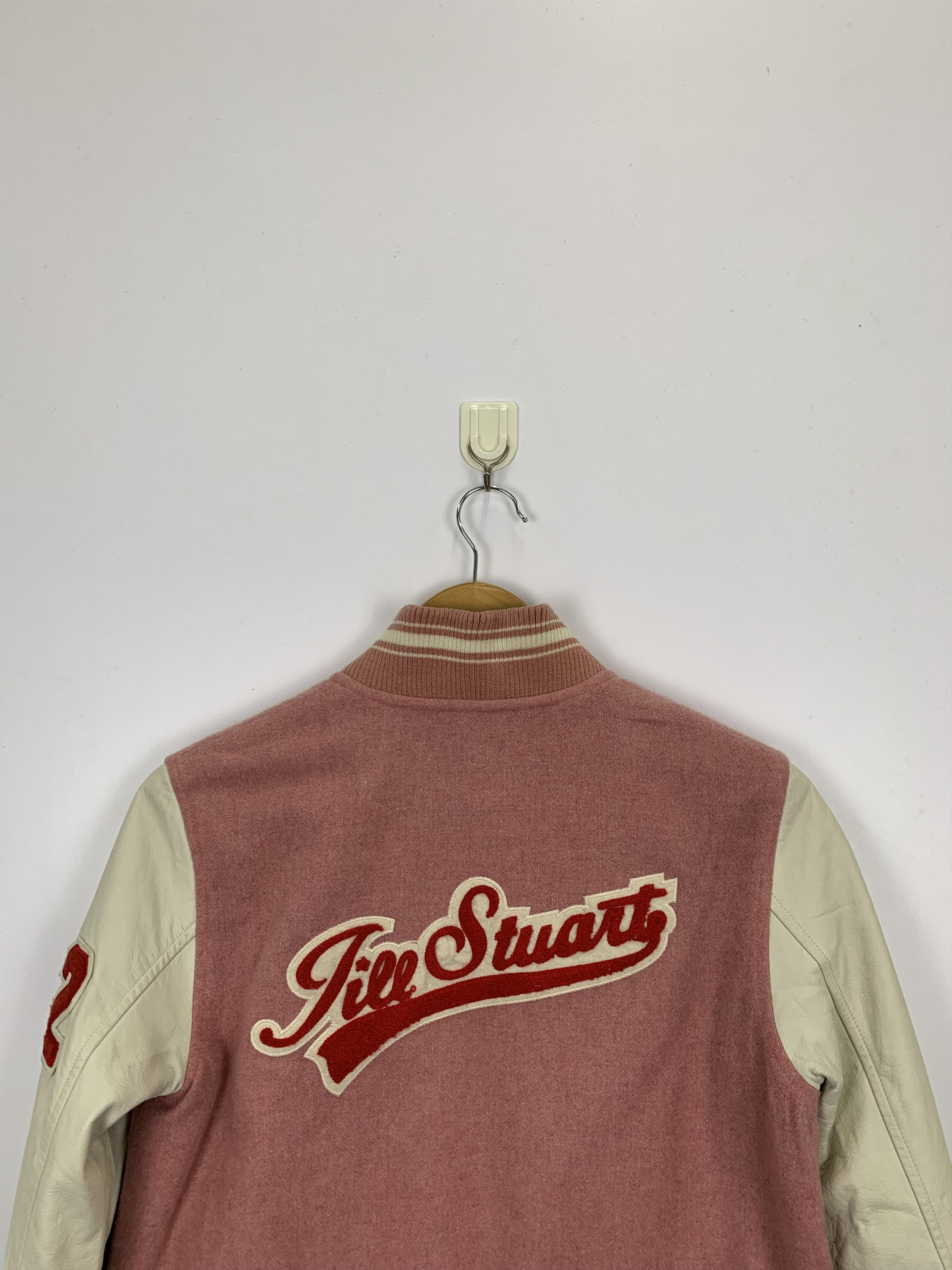 Jil Stuart Vintage Japanese Brand Wool Leather Varsity Jacket V0475 Size US M / EU 48-50 / 2 - 10 Thumbnail