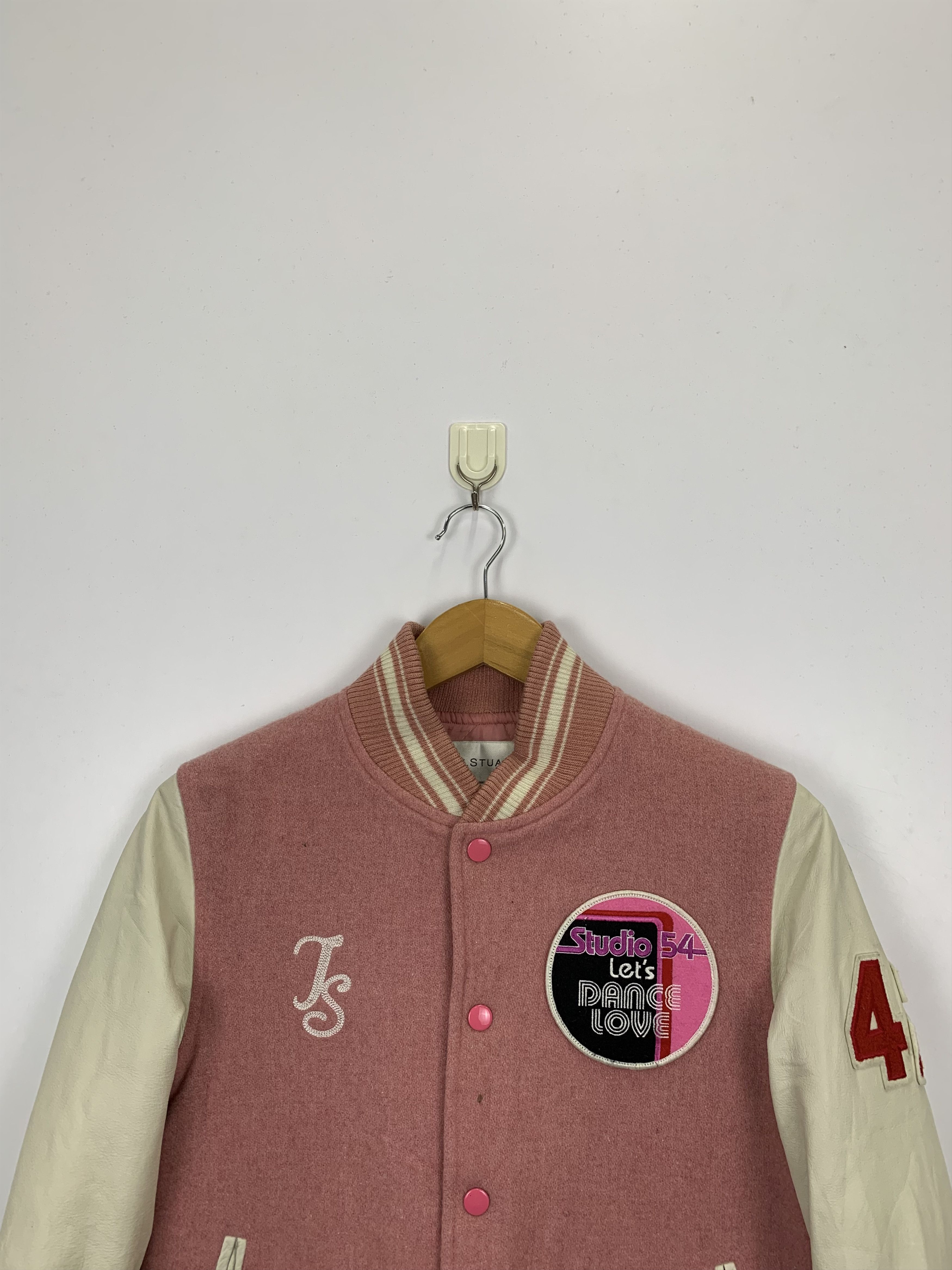 Jil Stuart Vintage Japanese Brand Wool Leather Varsity Jacket V0475 Size US M / EU 48-50 / 2 - 3 Thumbnail