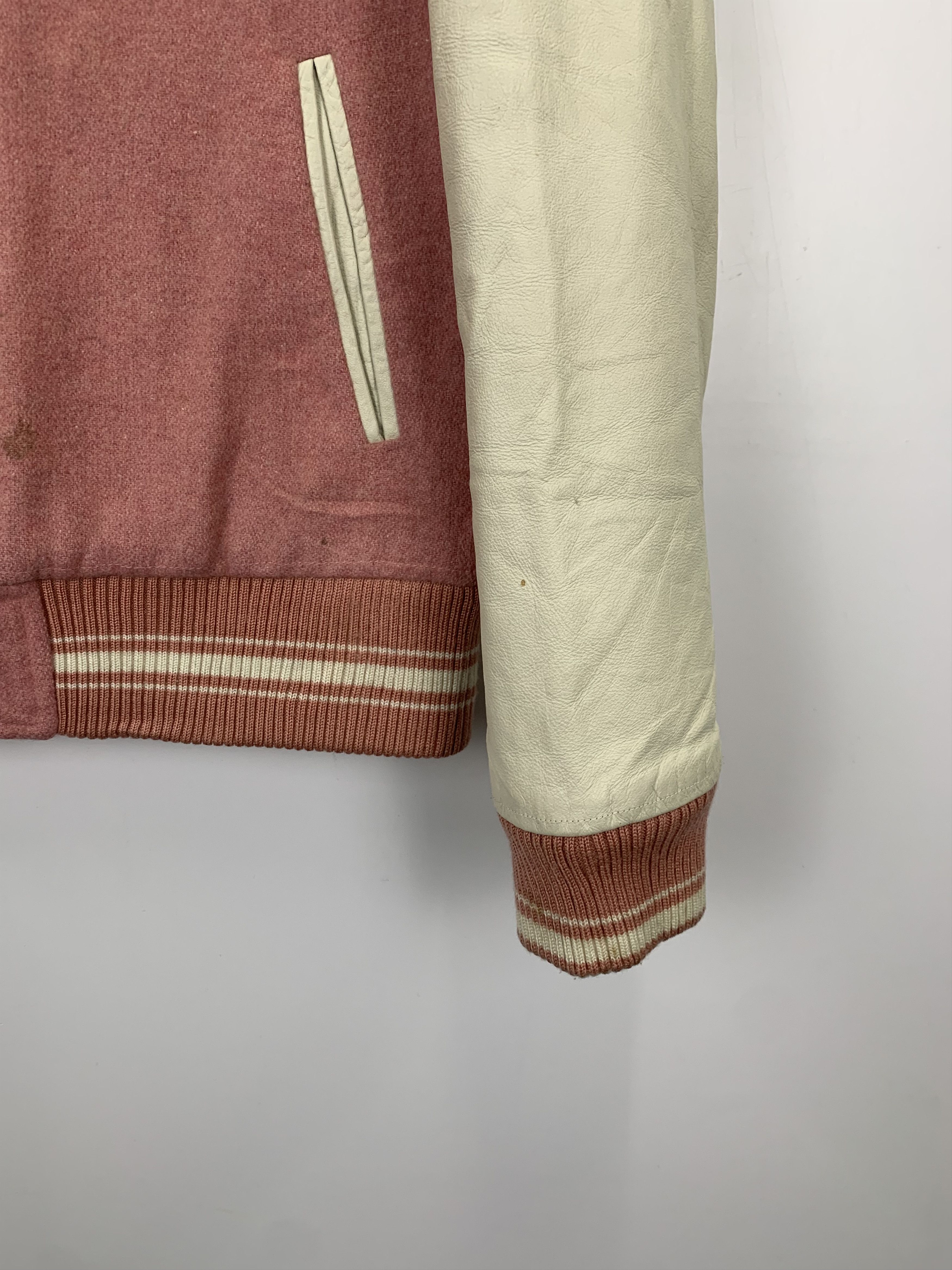Jil Stuart Vintage Japanese Brand Wool Leather Varsity Jacket V0475 Size US M / EU 48-50 / 2 - 4 Thumbnail