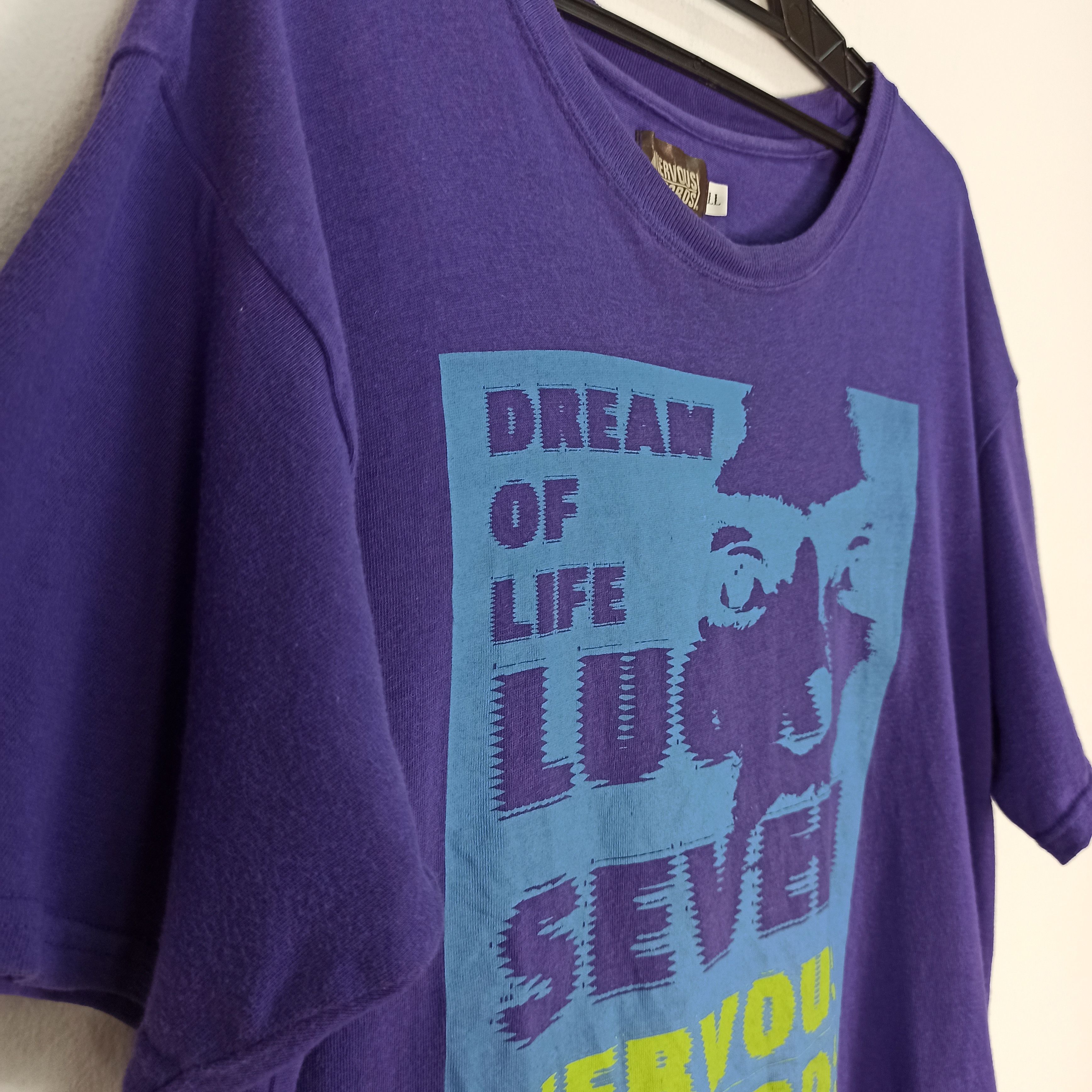 Band Tees Rare Nervous Records "Dream Of Life Luck Seven" Tshirt Size US XL / EU 56 / 4 - 2 Thumbnail