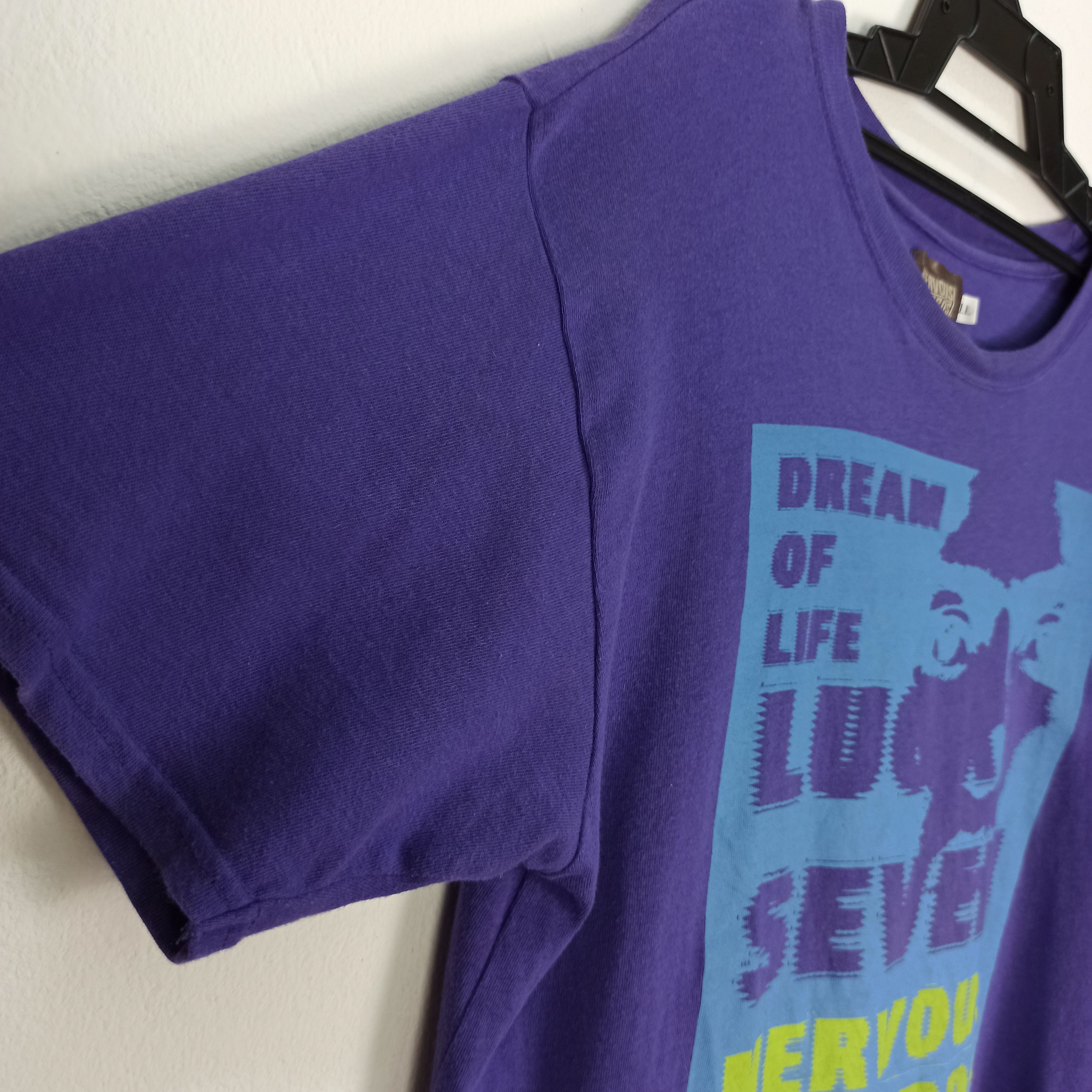 Band Tees Rare Nervous Records "Dream Of Life Luck Seven" Tshirt Size US XL / EU 56 / 4 - 3 Thumbnail