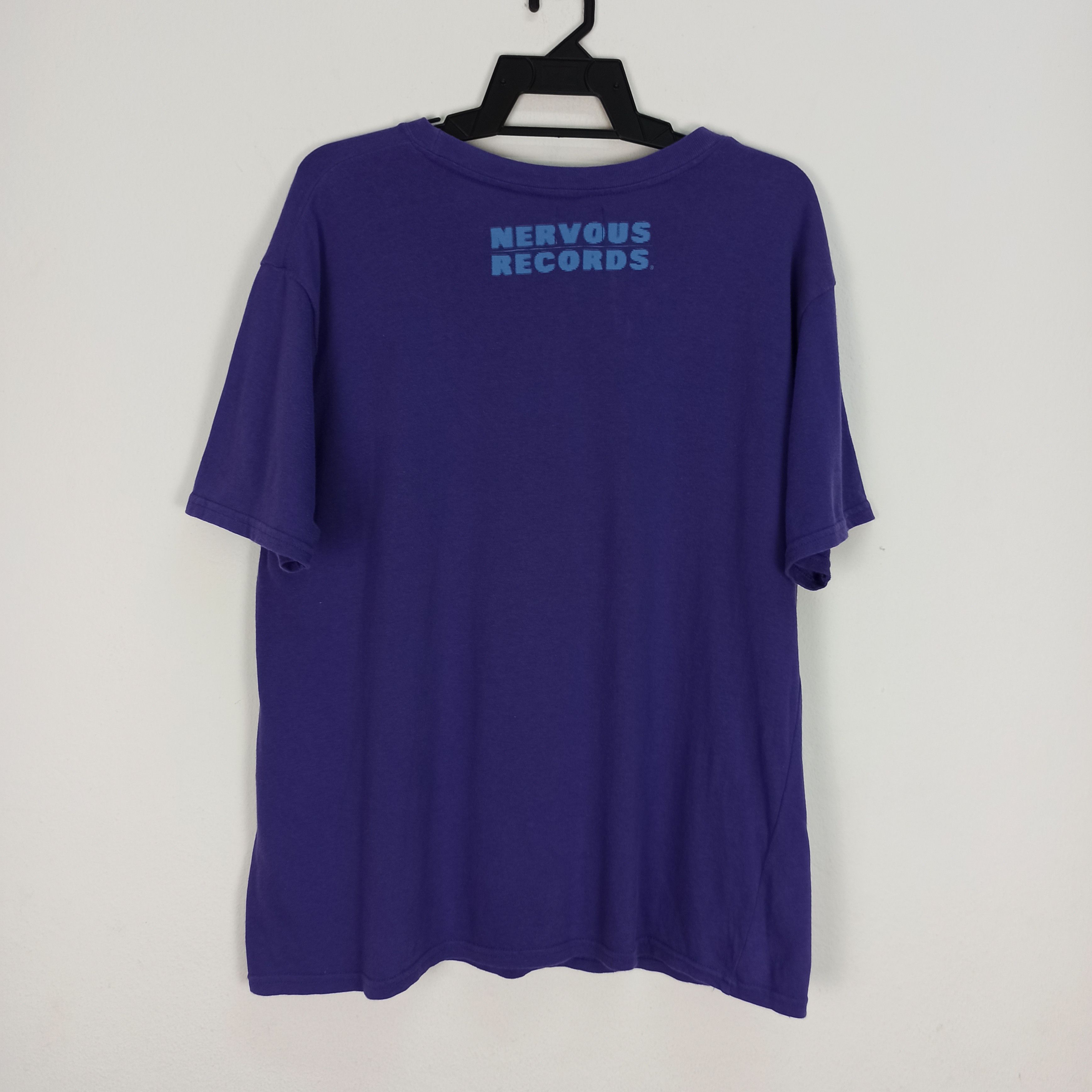 Band Tees Rare Nervous Records "Dream Of Life Luck Seven" Tshirt Size US XL / EU 56 / 4 - 6 Thumbnail