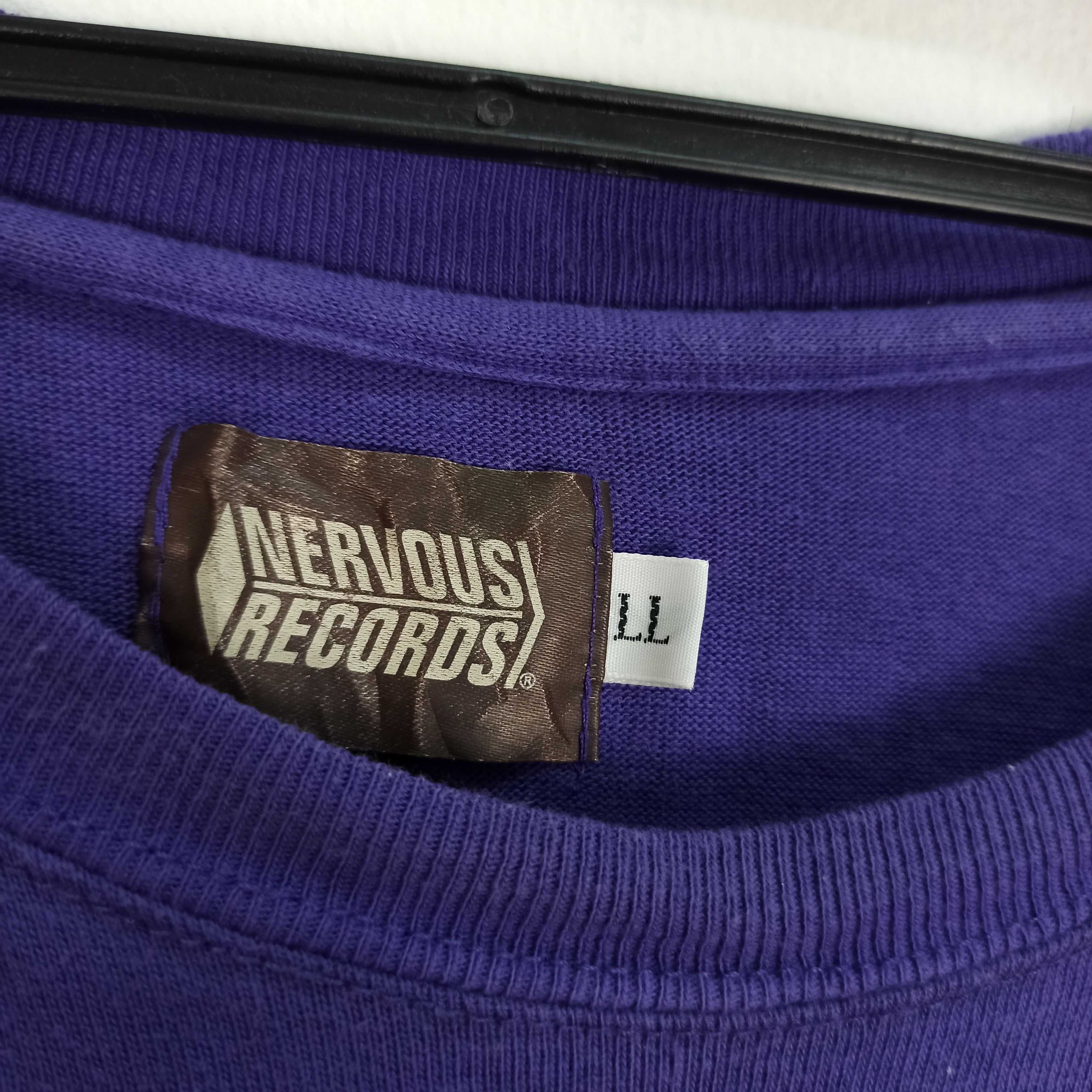 Band Tees Rare Nervous Records "Dream Of Life Luck Seven" Tshirt Size US XL / EU 56 / 4 - 8 Thumbnail