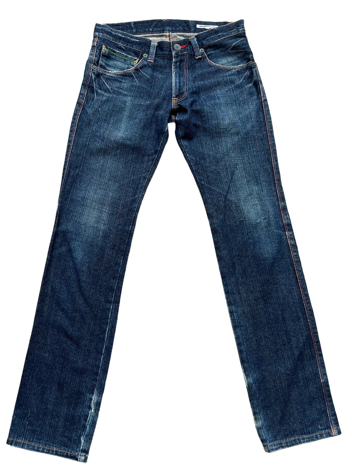 semanticdesign Semantic Design Lowrise Straight Denim Jeans 32 Size US 32 / EU 48 - 3 Thumbnail