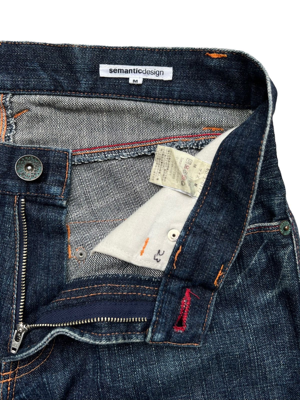semanticdesign Semantic Design Lowrise Straight Denim Jeans 32 Size US 32 / EU 48 - 9 Thumbnail