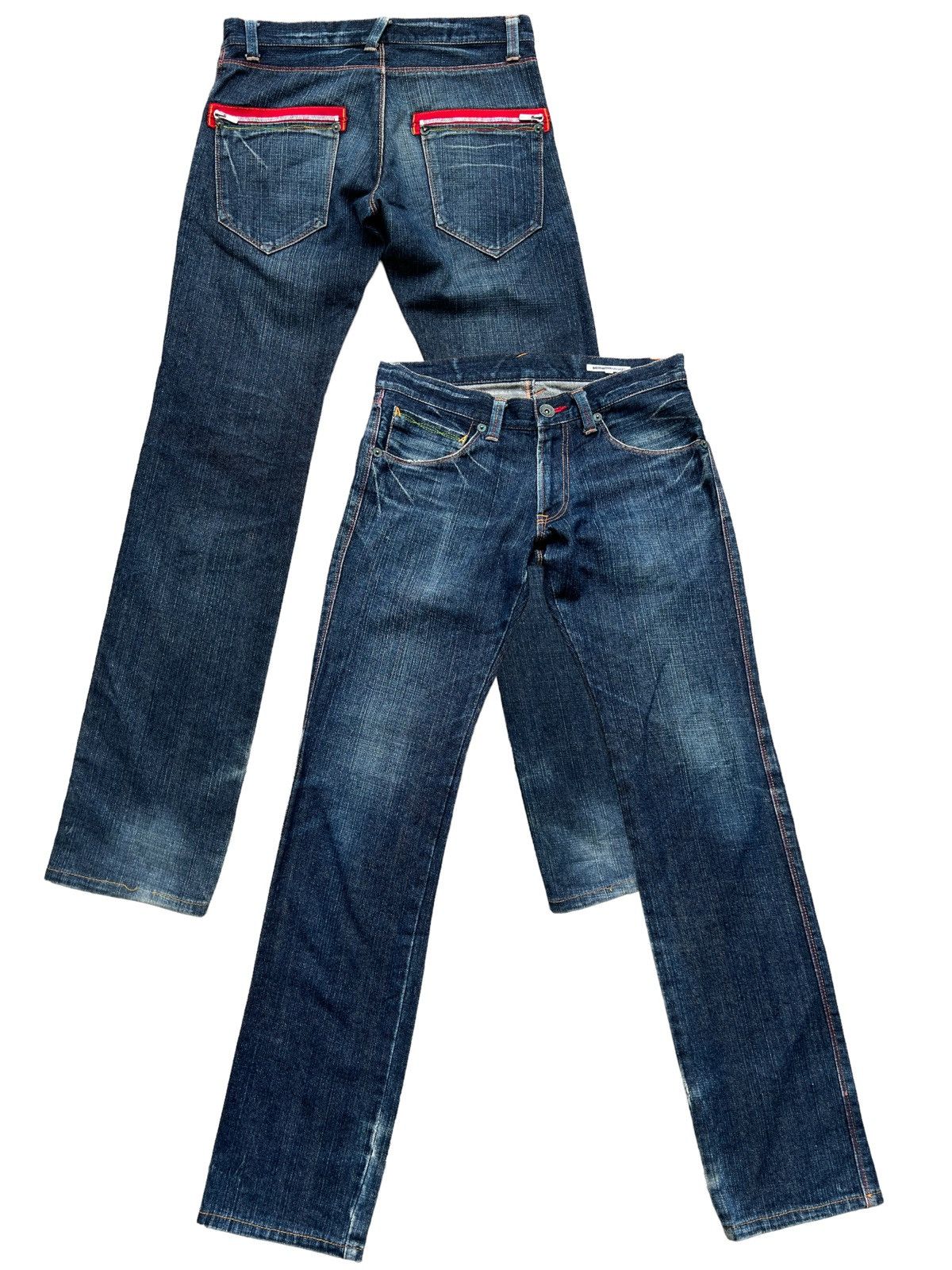 semanticdesign Semantic Design Lowrise Straight Denim Jeans 32 Size US 32 / EU 48 - 2 Thumbnail