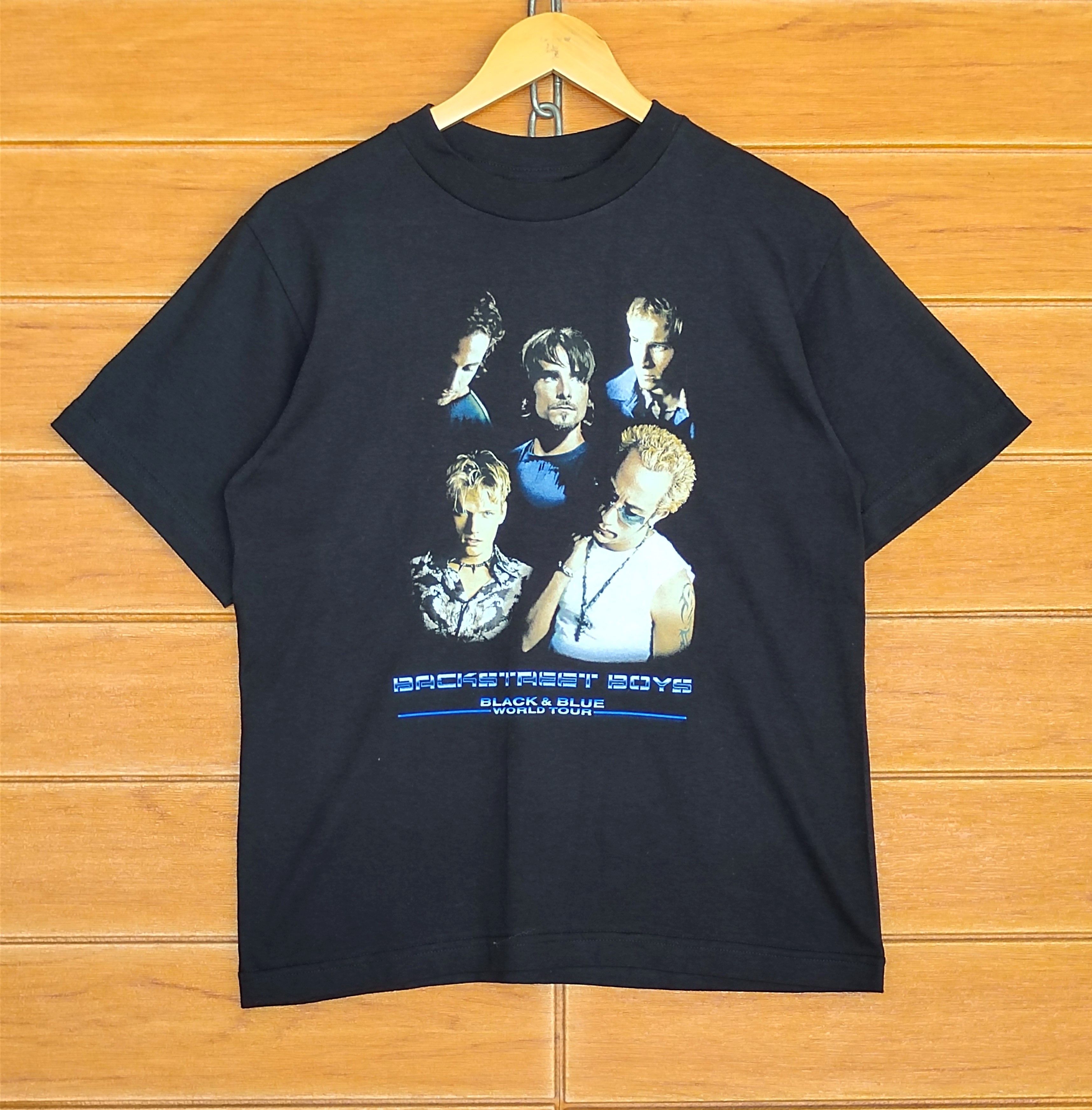 Band Tees Vintage Backstreet Boys Black & Blur World Tour T-Shirt Size US S / EU 44-46 / 1 - 3 Thumbnail