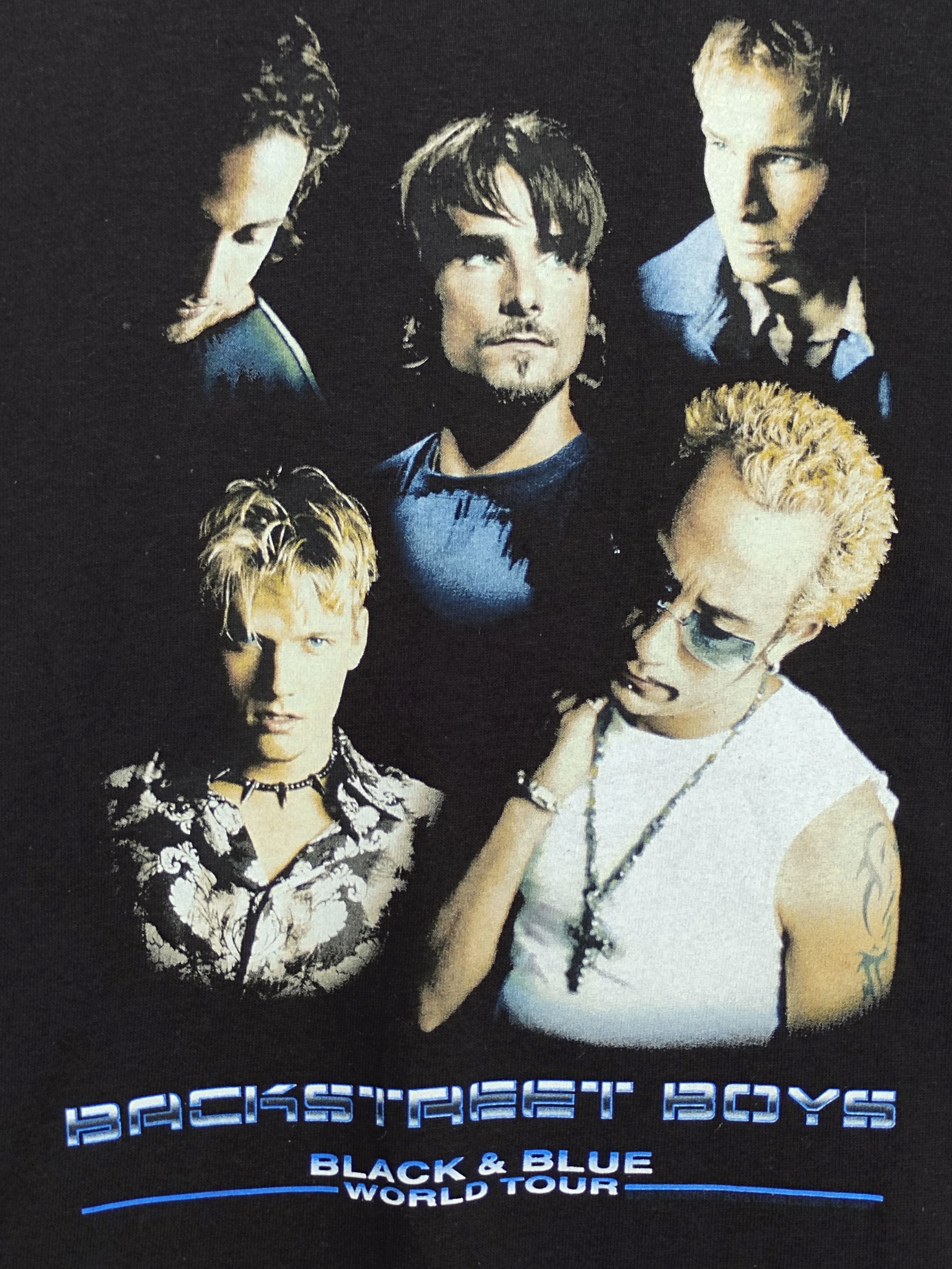 Band Tees Vintage Backstreet Boys Black & Blur World Tour T-Shirt Size US S / EU 44-46 / 1 - 4 Thumbnail