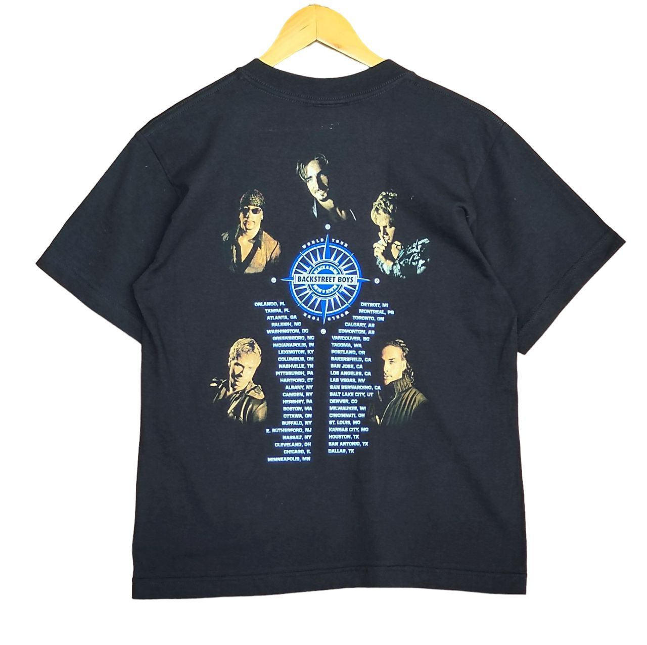 Band Tees Vintage Backstreet Boys Black & Blur World Tour T-Shirt Size US S / EU 44-46 / 1 - 2 Thumbnail