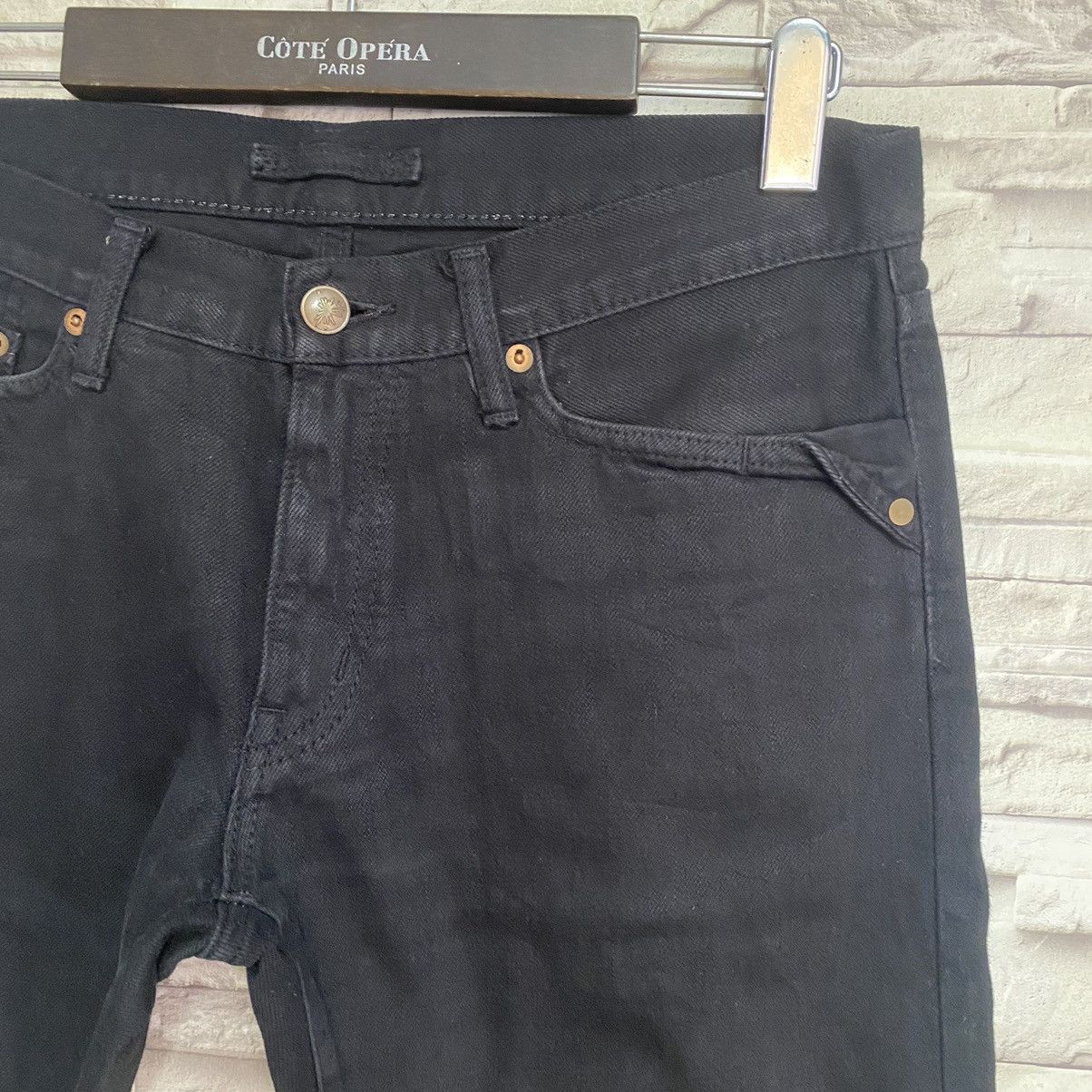 Maison MIHARA YASUHIRO Miharayasuhiro Black Denim Jeans Fit Size US 30 / EU 46 - 6 Thumbnail