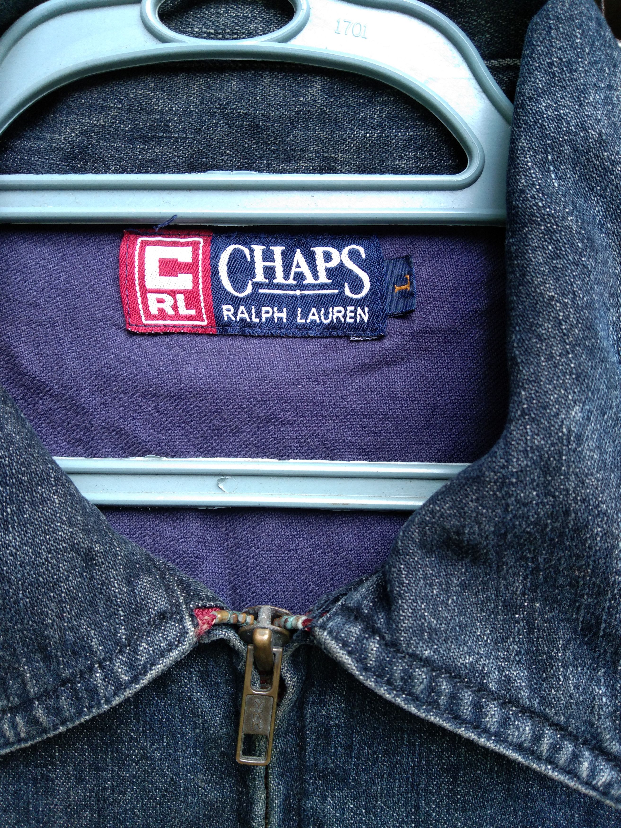 Chaps Ralph Lauren × Ralph Lauren × Vintage CHAPS RALPH LAUREN MEN'S DENIM JACKET Size US L / EU 52-54 / 3 - 11 Thumbnail