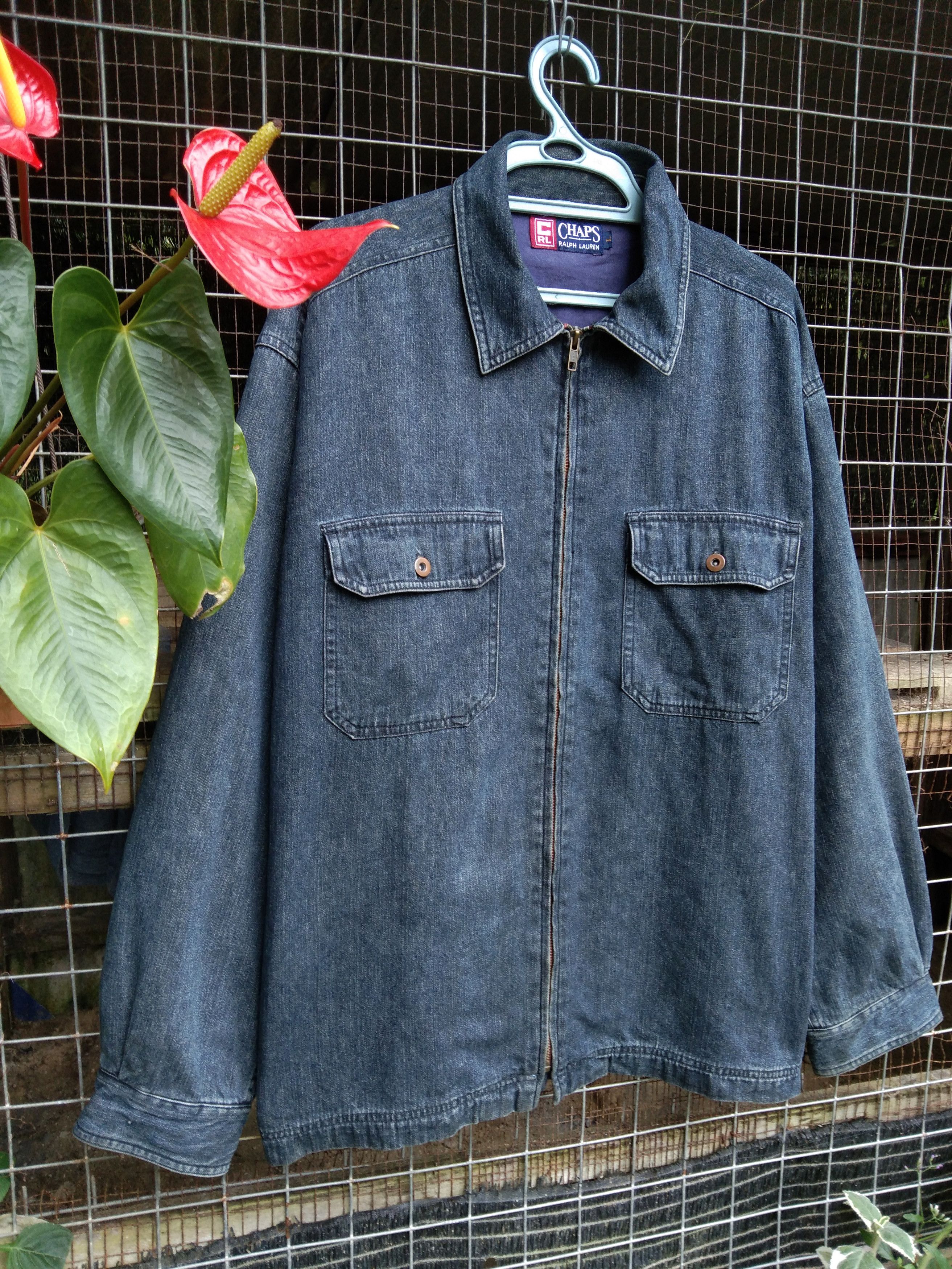 Chaps Ralph Lauren × Ralph Lauren × Vintage CHAPS RALPH LAUREN MEN'S DENIM JACKET Size US L / EU 52-54 / 3 - 3 Thumbnail