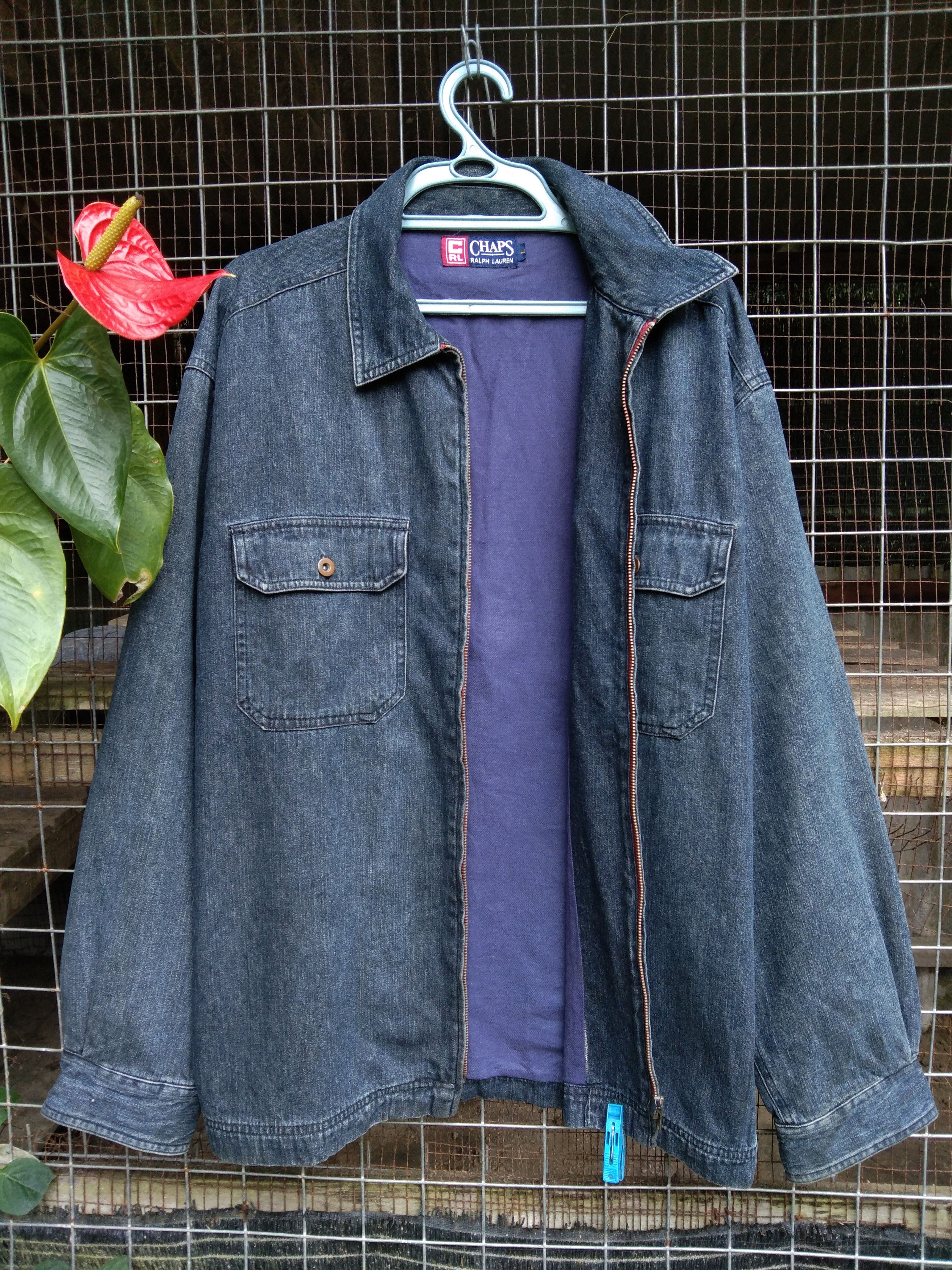 Chaps Ralph Lauren × Ralph Lauren × Vintage CHAPS RALPH LAUREN MEN'S DENIM JACKET Size US L / EU 52-54 / 3 - 5 Thumbnail