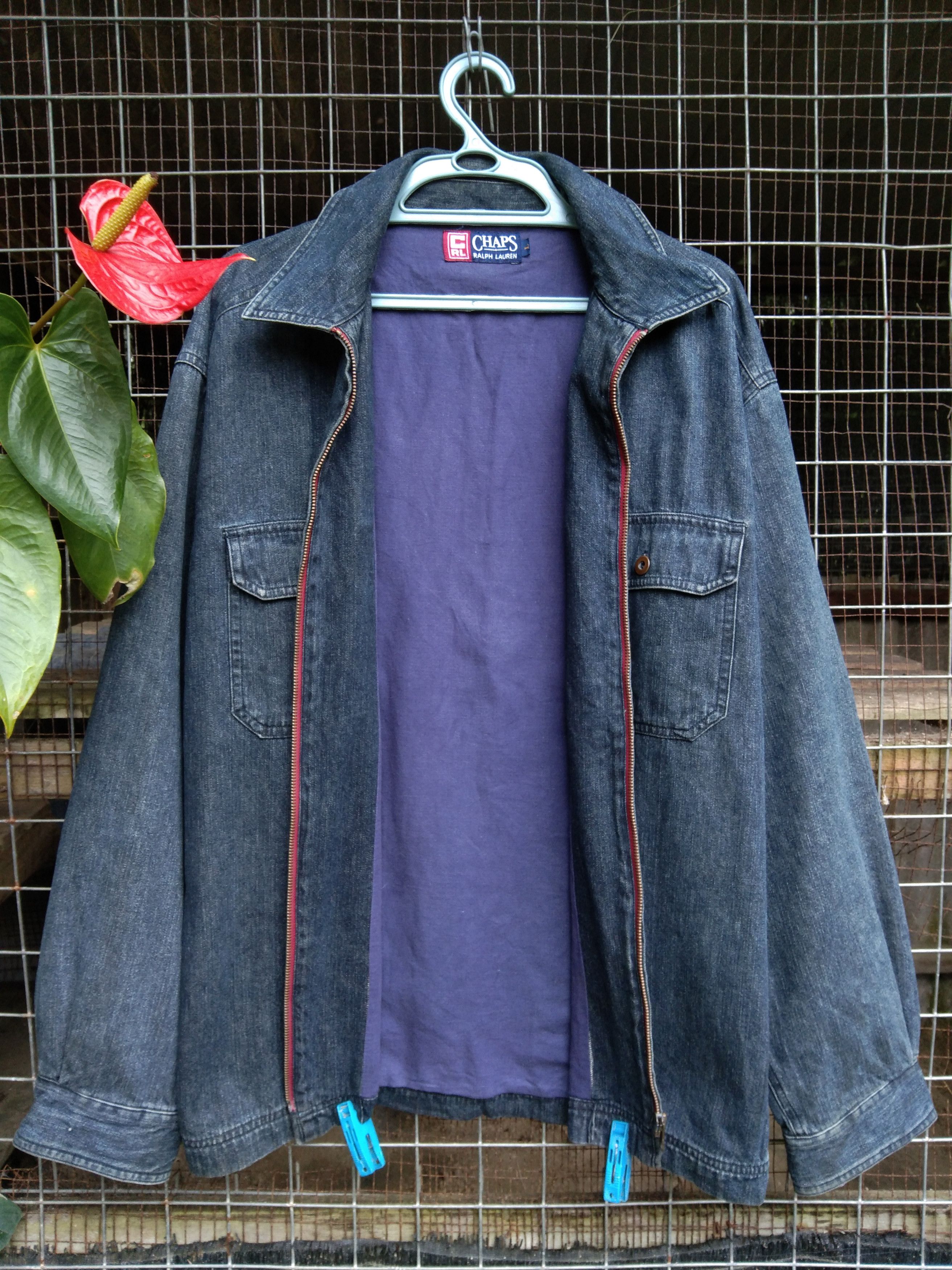 Chaps Ralph Lauren × Ralph Lauren × Vintage CHAPS RALPH LAUREN MEN'S DENIM JACKET Size US L / EU 52-54 / 3 - 4 Thumbnail