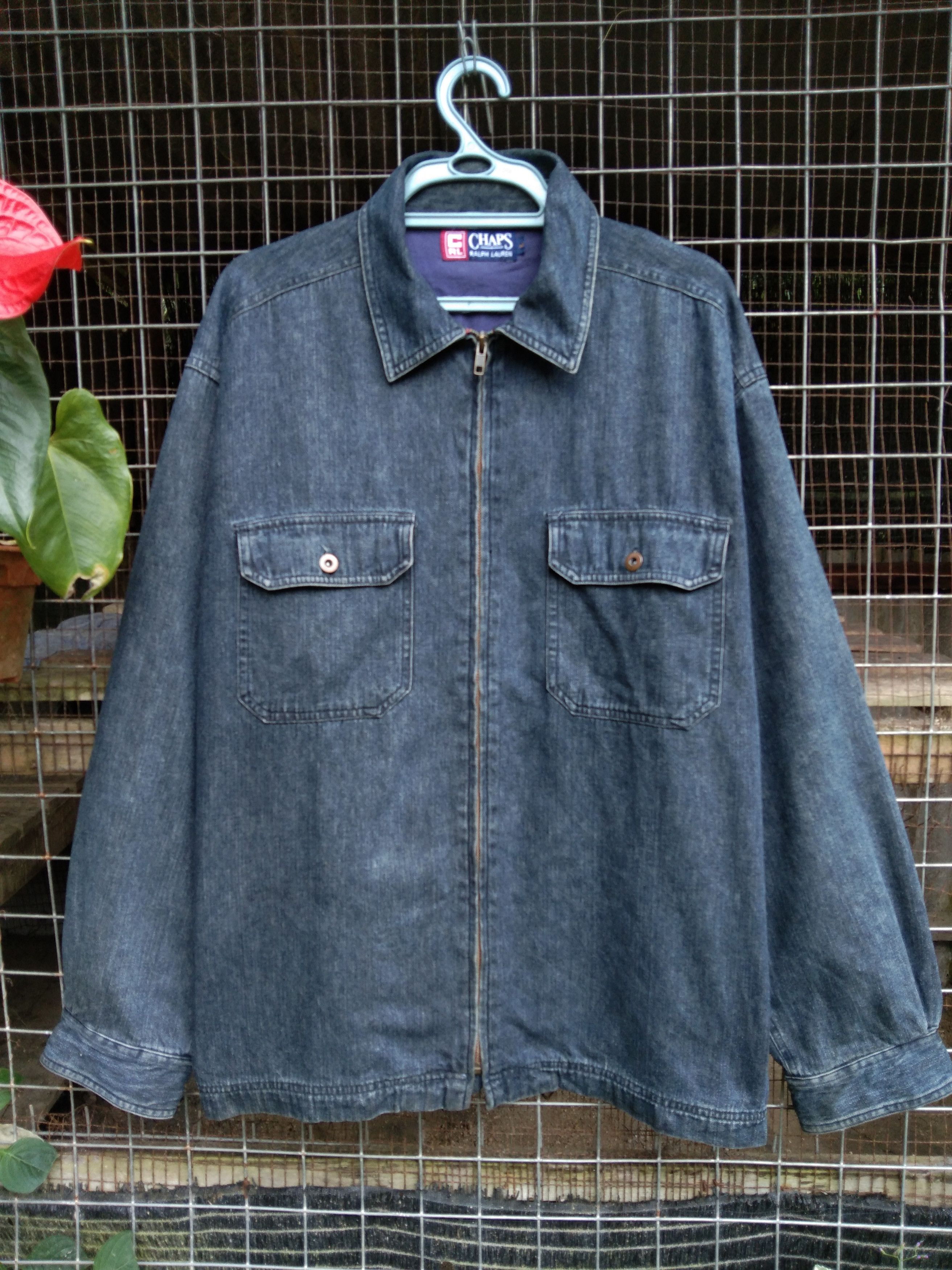 Chaps Ralph Lauren × Ralph Lauren × Vintage CHAPS RALPH LAUREN MEN'S DENIM JACKET Size US L / EU 52-54 / 3 - 1 Thumbnail