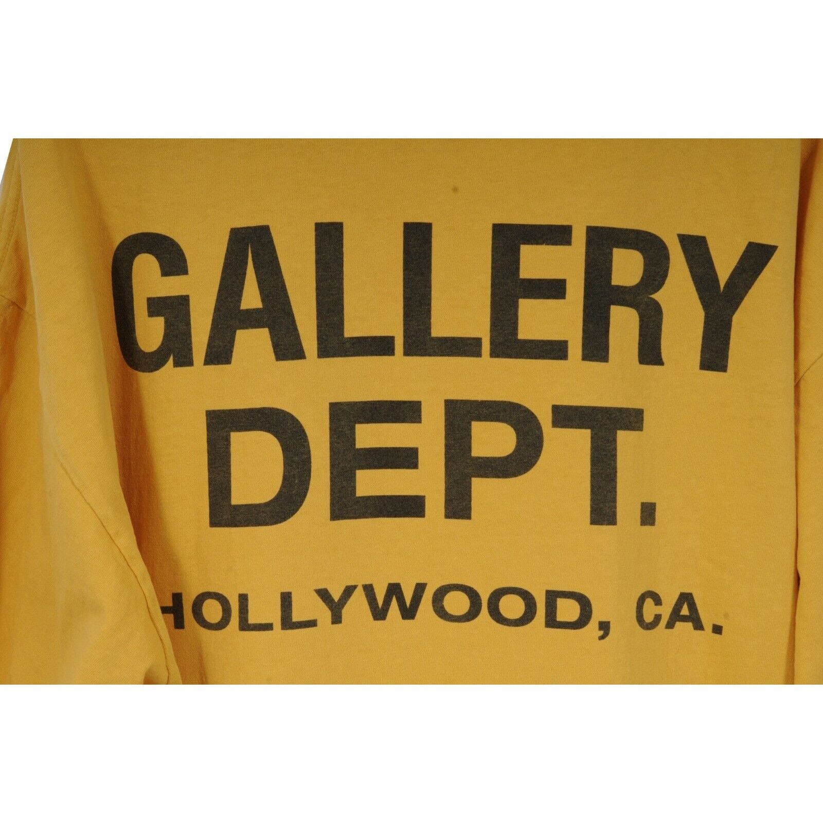 Gallery Dept. Yellow Black Logo Souvenir T Shirt - 01583 Size US L / EU 52-54 / 3 - 6 Thumbnail