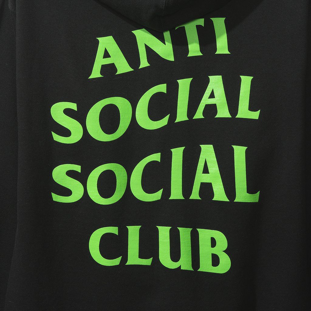 Anti Social Social Club DS Green ASSC welcome to the club black hoodie BAPE KITH FOG Size US L / EU 52-54 / 3 - 3 Thumbnail