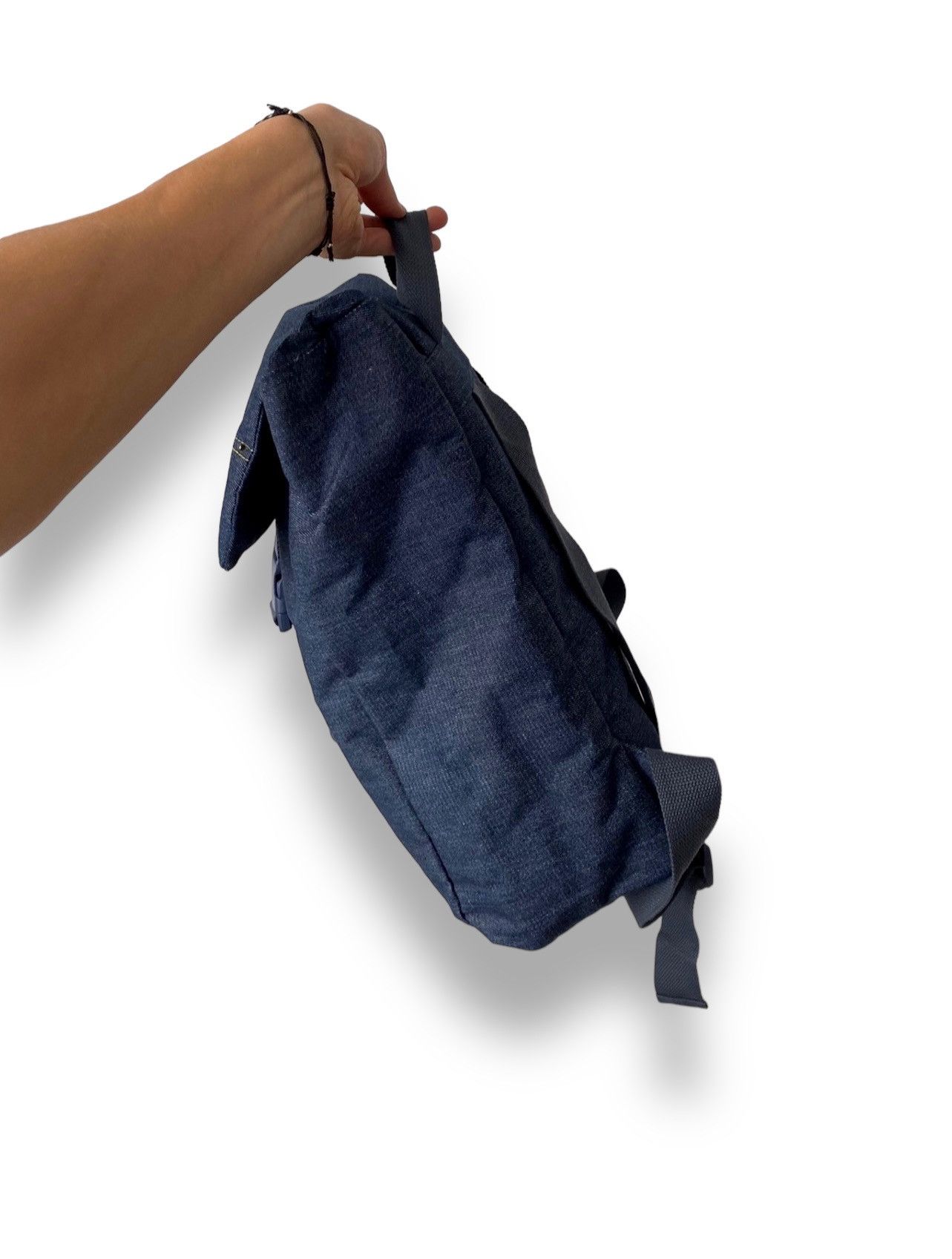 Jean Paul Gaultier Jean Paul Gaultier Pour Vous Navy Denim Backpack Size ONE SIZE - 6 Thumbnail