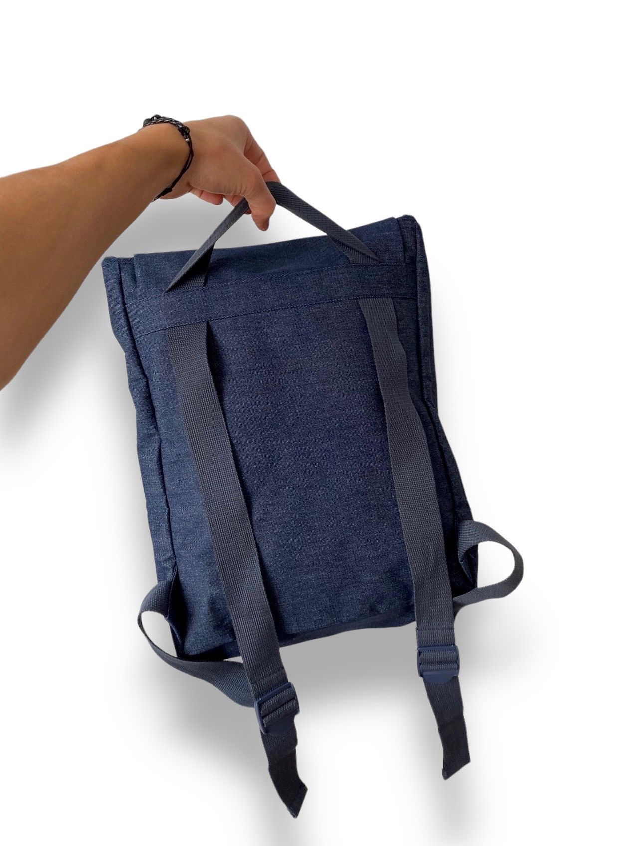 Jean Paul Gaultier Jean Paul Gaultier Pour Vous Navy Denim Backpack Size ONE SIZE - 5 Thumbnail