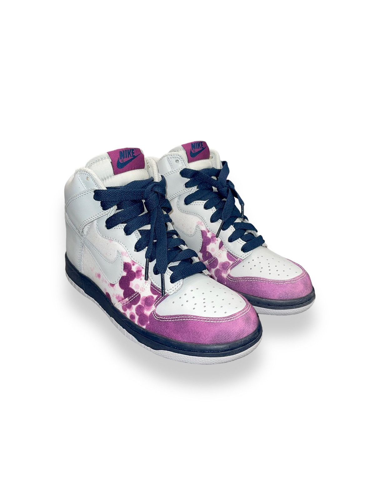 Nike !DS SS09 Nike Dunk High Painting BlottingPack HiTop Sneakers Size US 7 / IT 37 - 2 Thumbnail