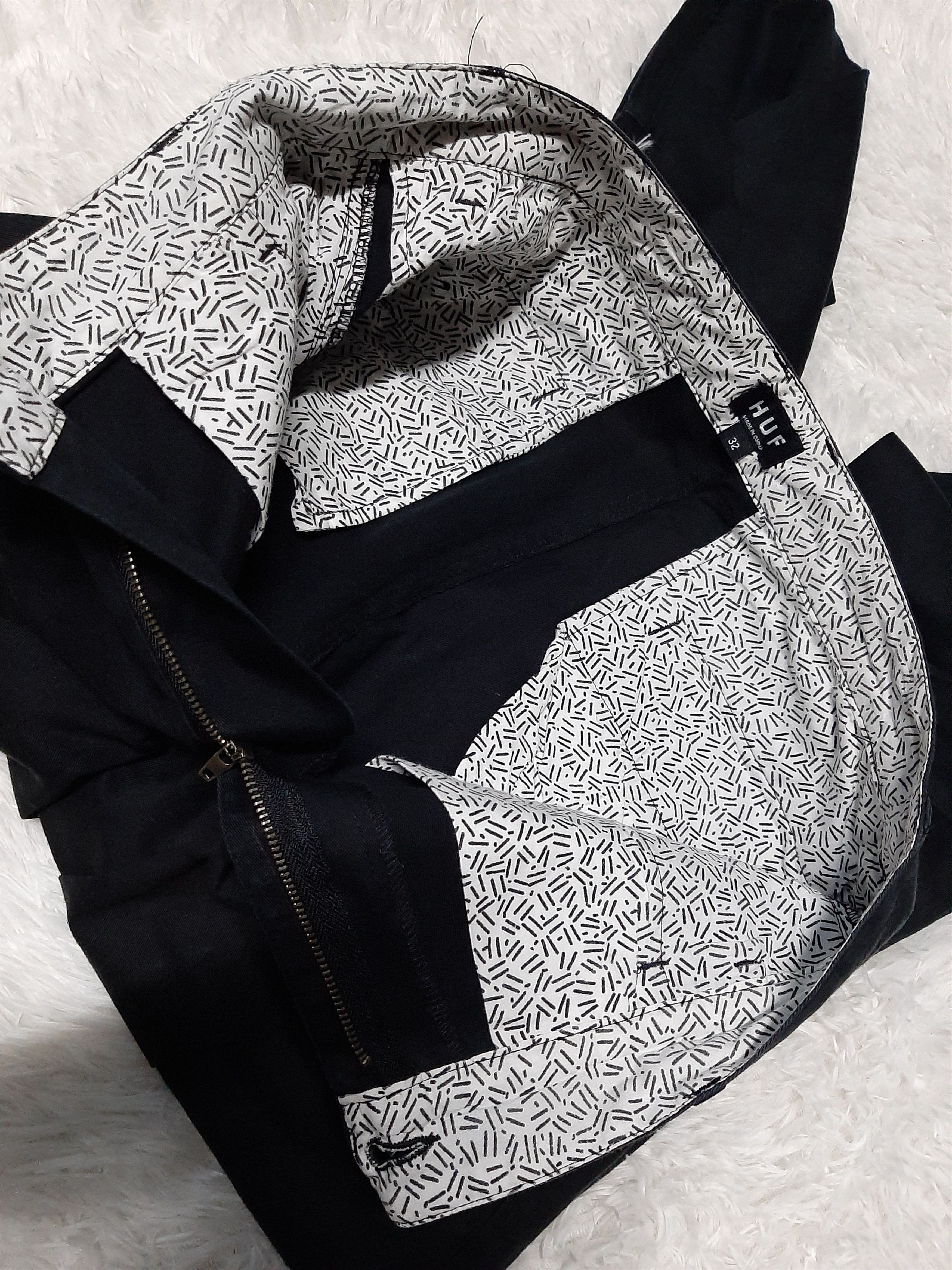 Huf HUF CASUAL BLACK PANTS Size US 32 / EU 48 - 8 Thumbnail