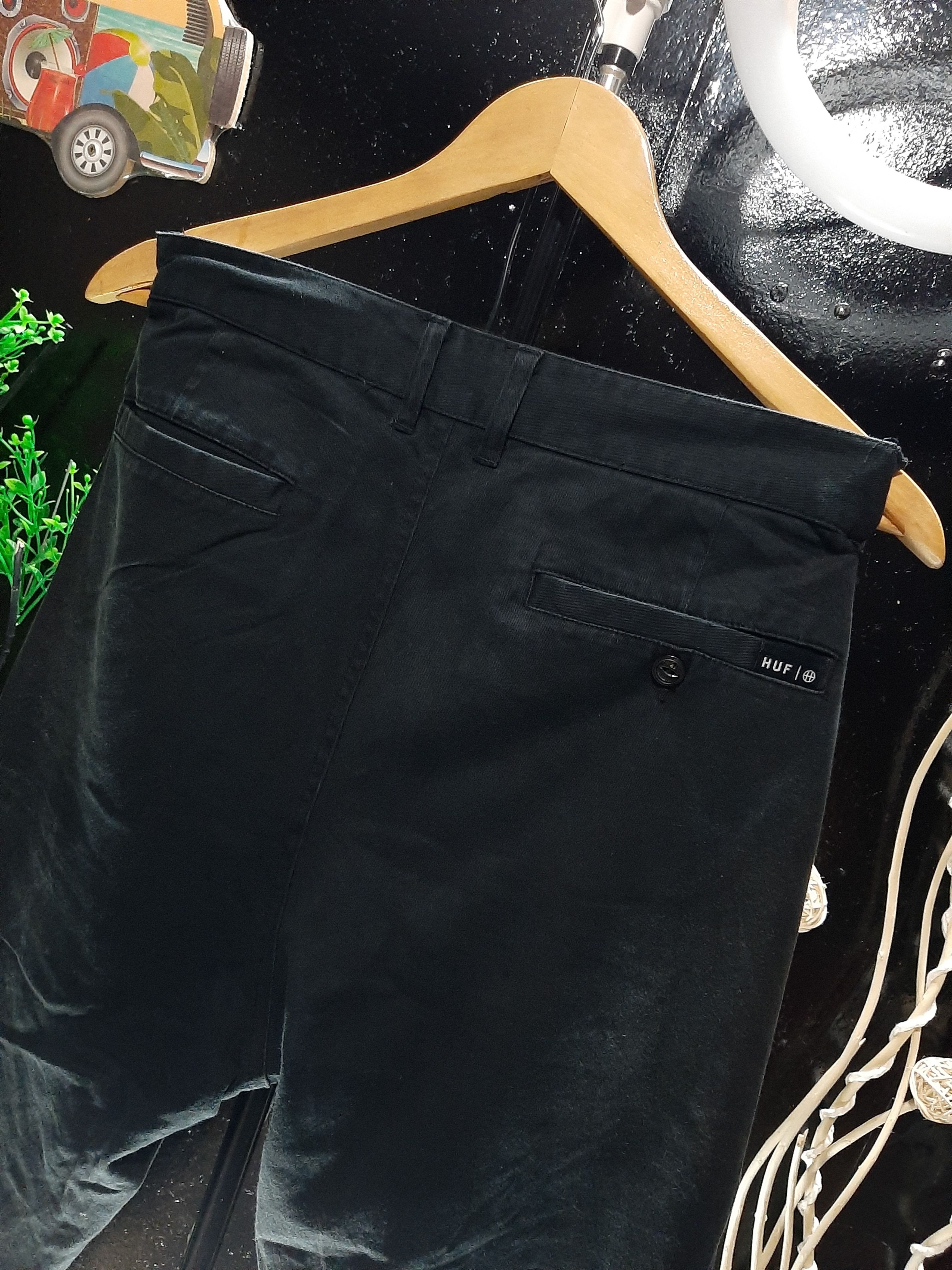 Huf HUF CASUAL BLACK PANTS Size US 32 / EU 48 - 4 Thumbnail